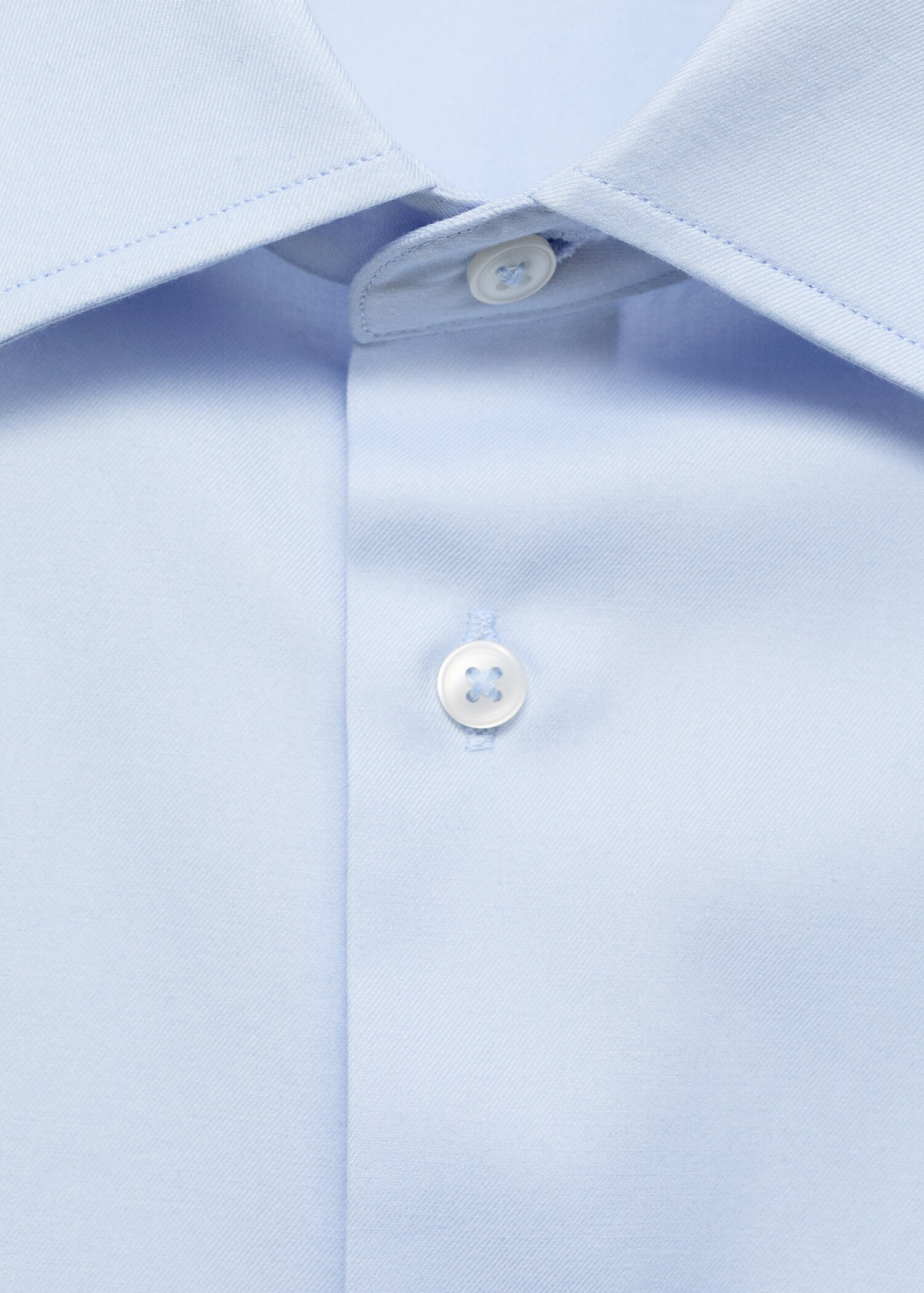 100% cotton twill regular-fit shirt - Details of the article 8