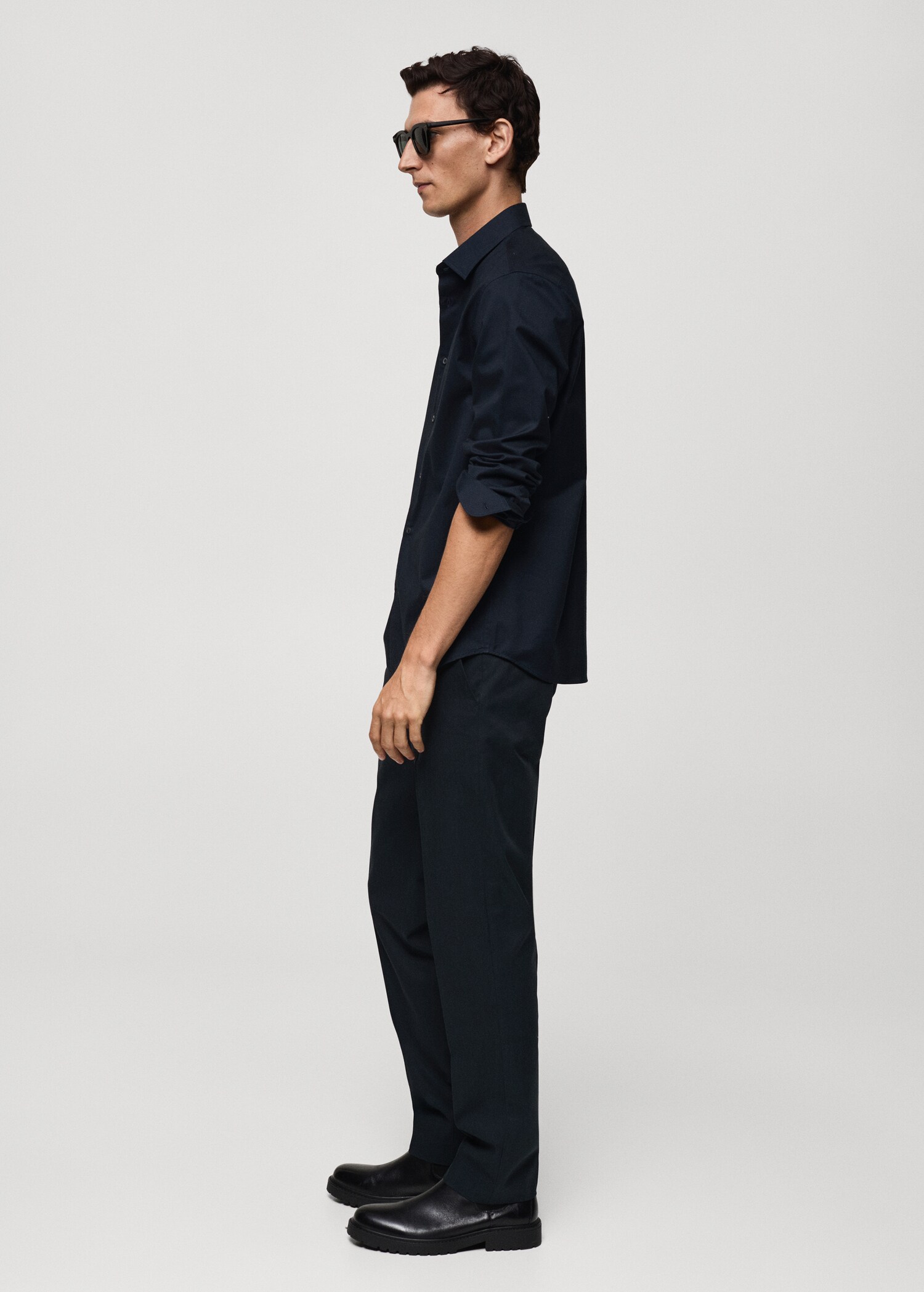 100% cotton twill regular-fit shirt - Details of the article 6
