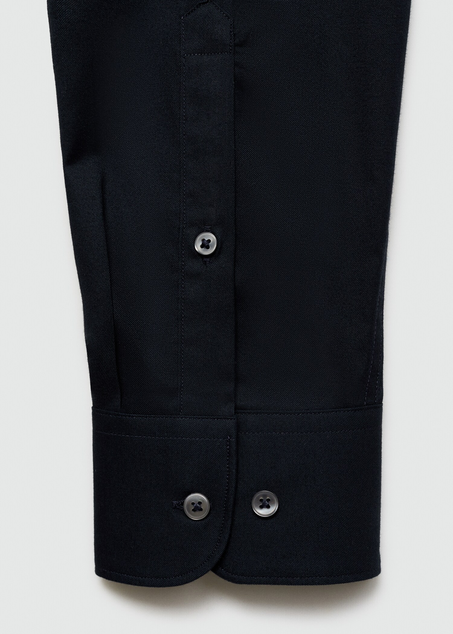 100% cotton twill regular-fit shirt - Details of the article 8