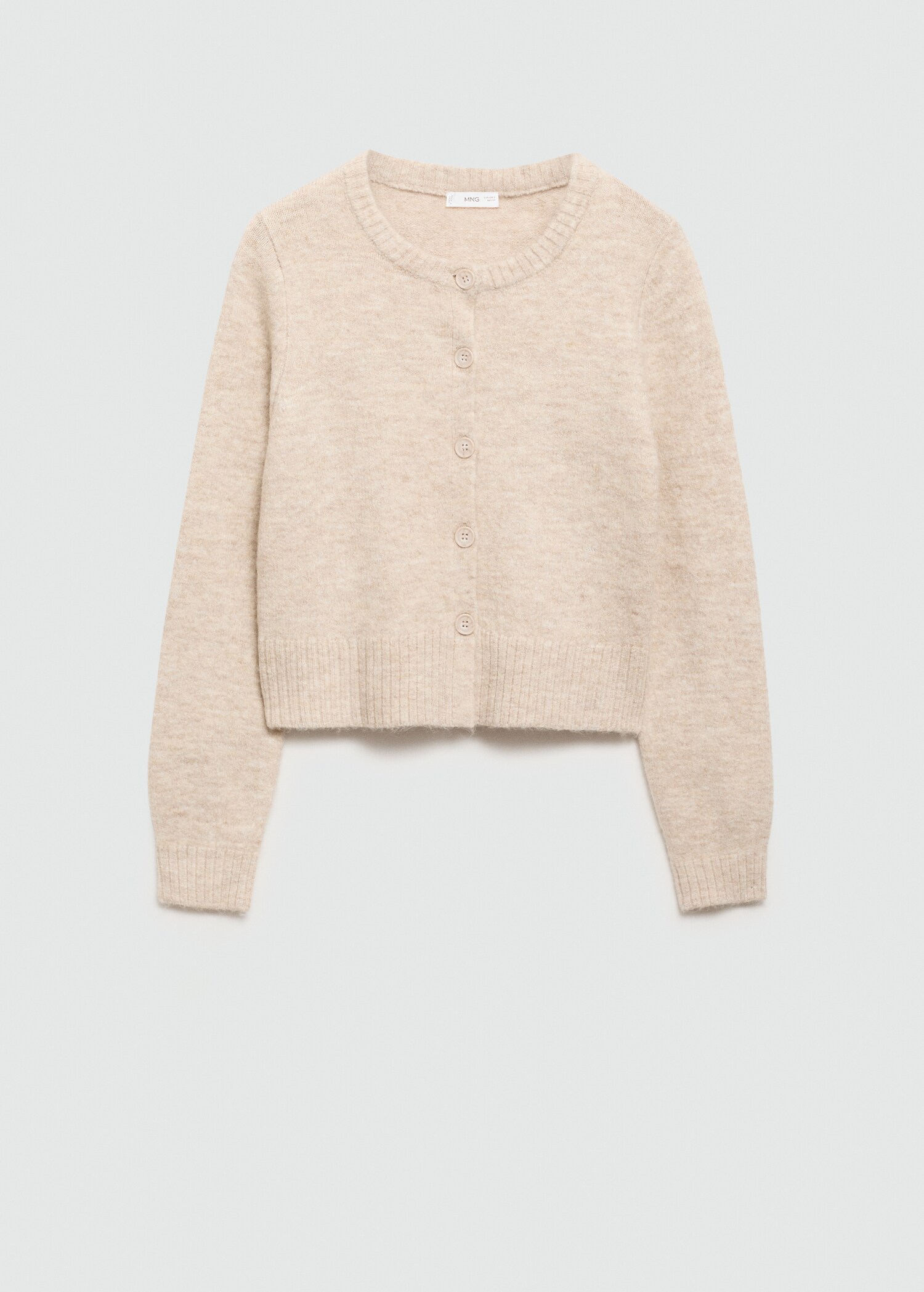 Button knit cardigan - Article without model