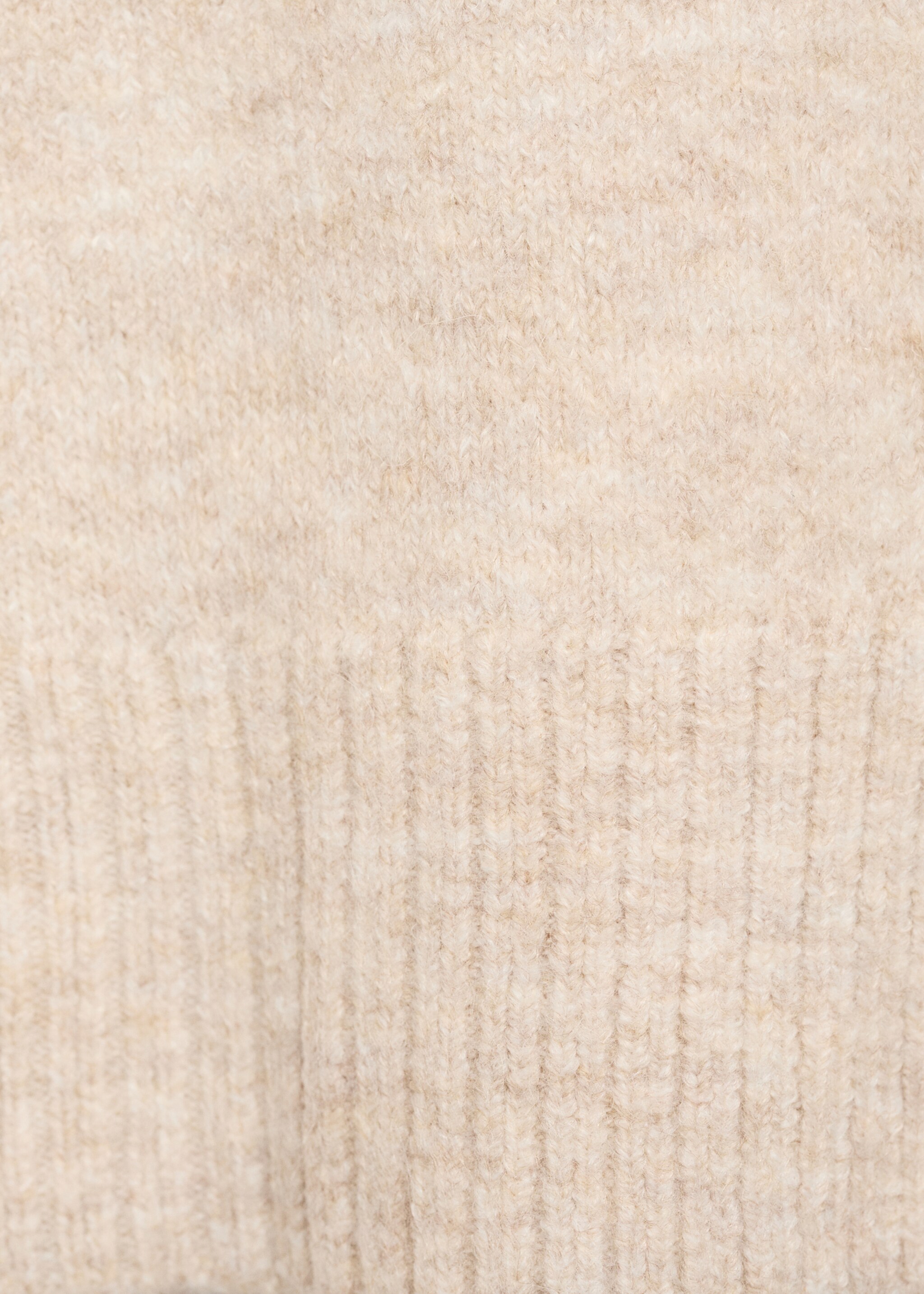 Strickjacke mit Knöpfen - Detail des Artikels 0, Sandfarben. Ref: 77055984-00.
