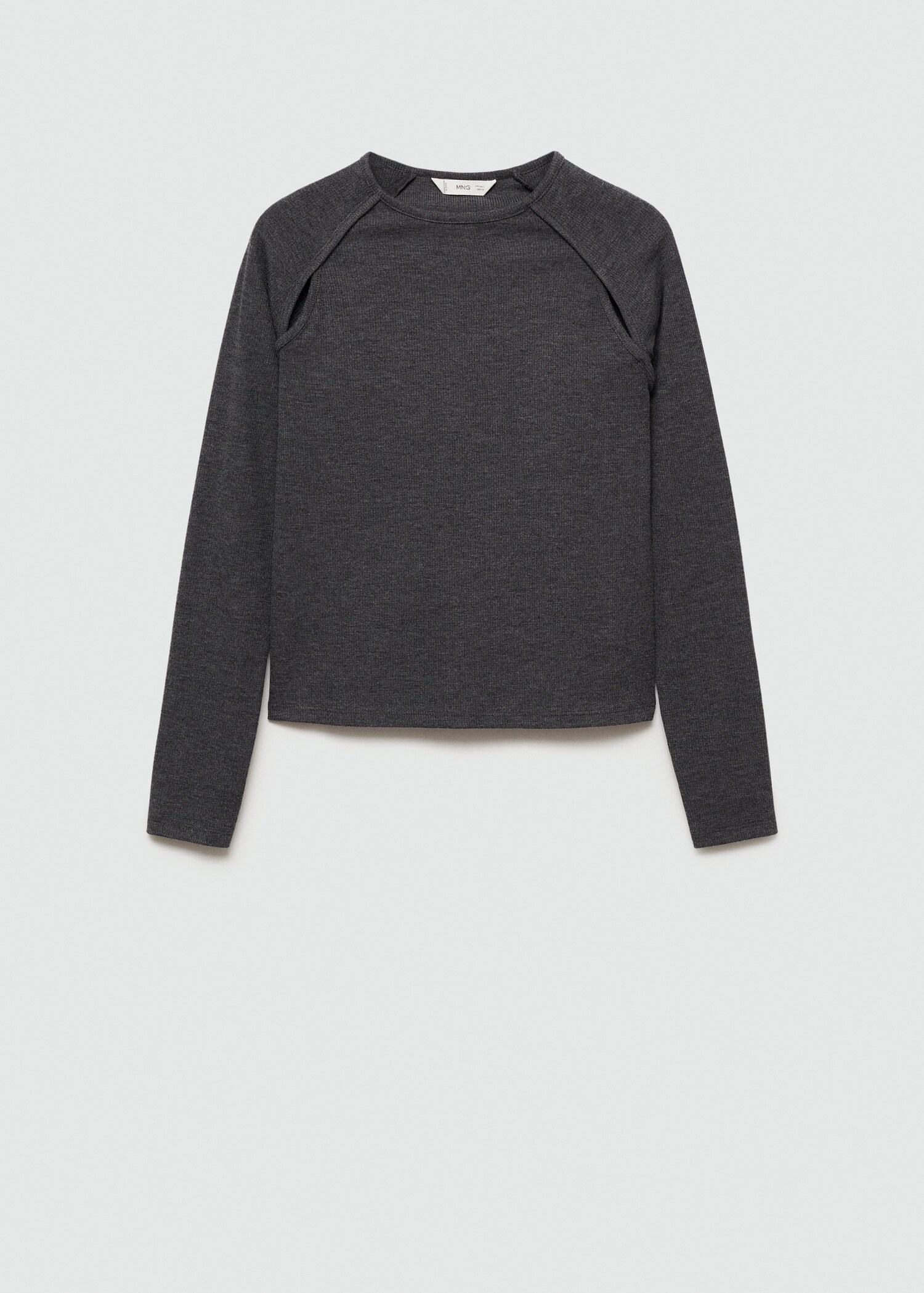 Long-sleeve t-shirt with cut-out - Article without model