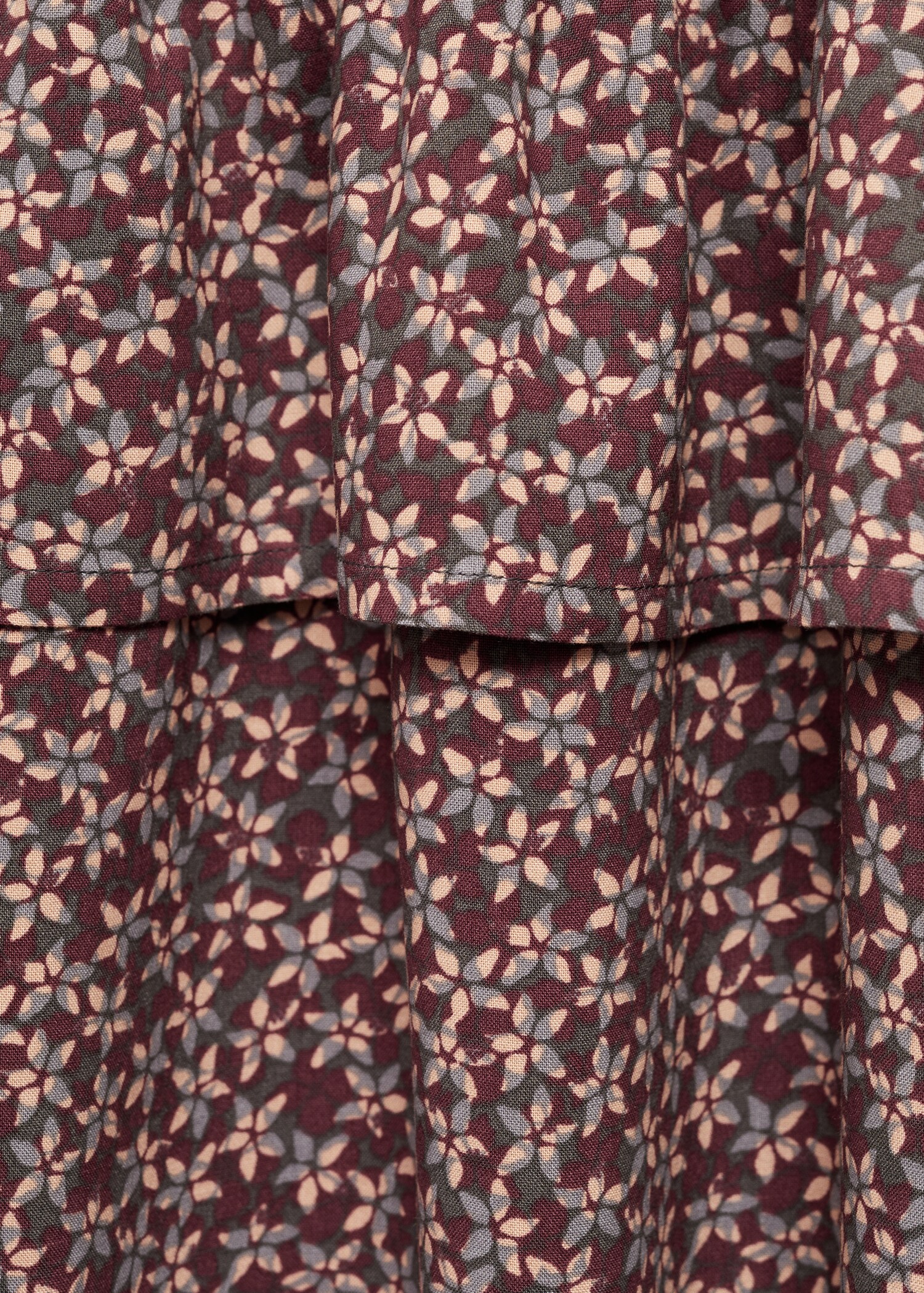 Volant-Kleid mit Blumenmuster - Detail des Artikels 0
