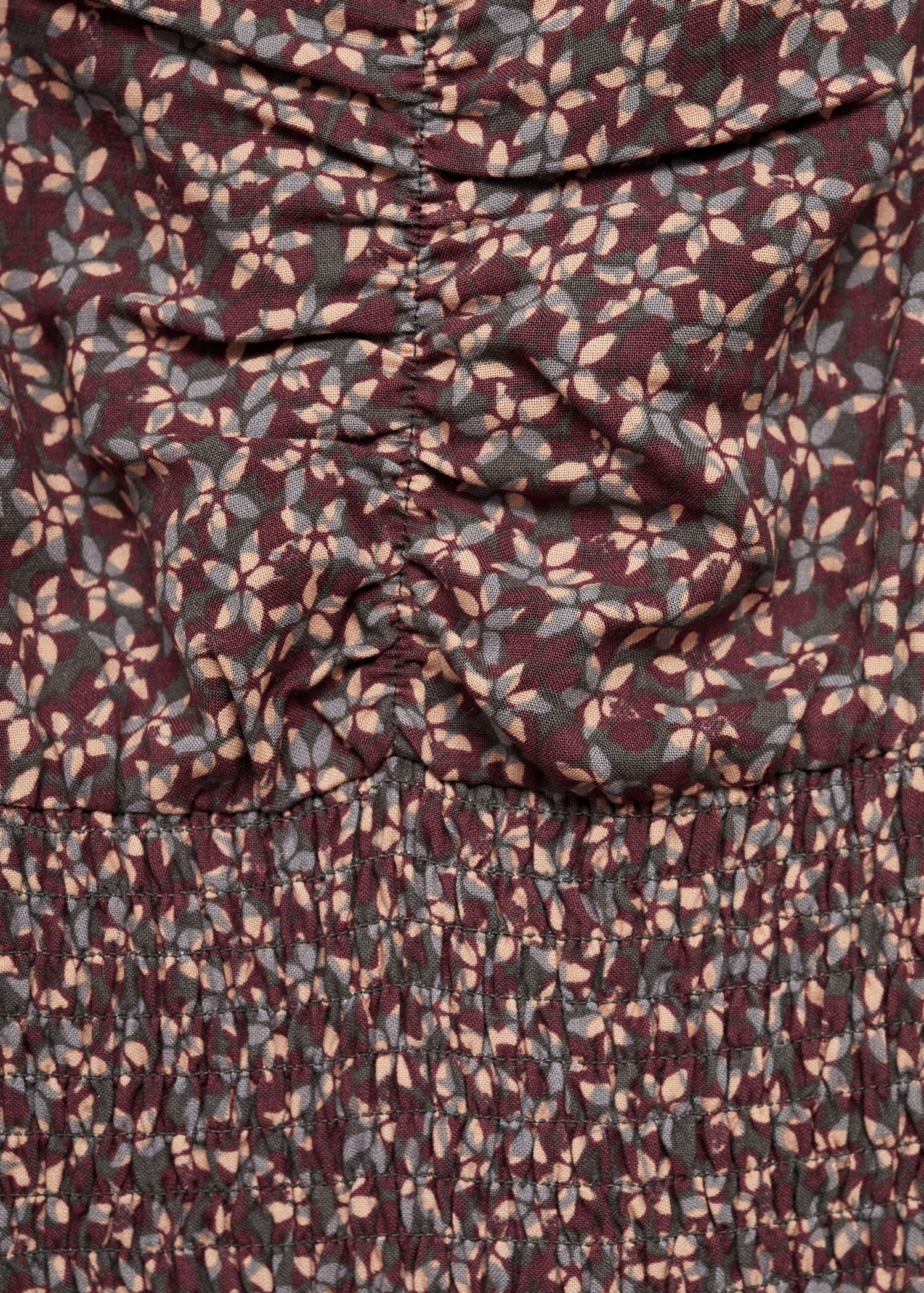 Volant-Kleid mit Blumenmuster - Detail des Artikels 8