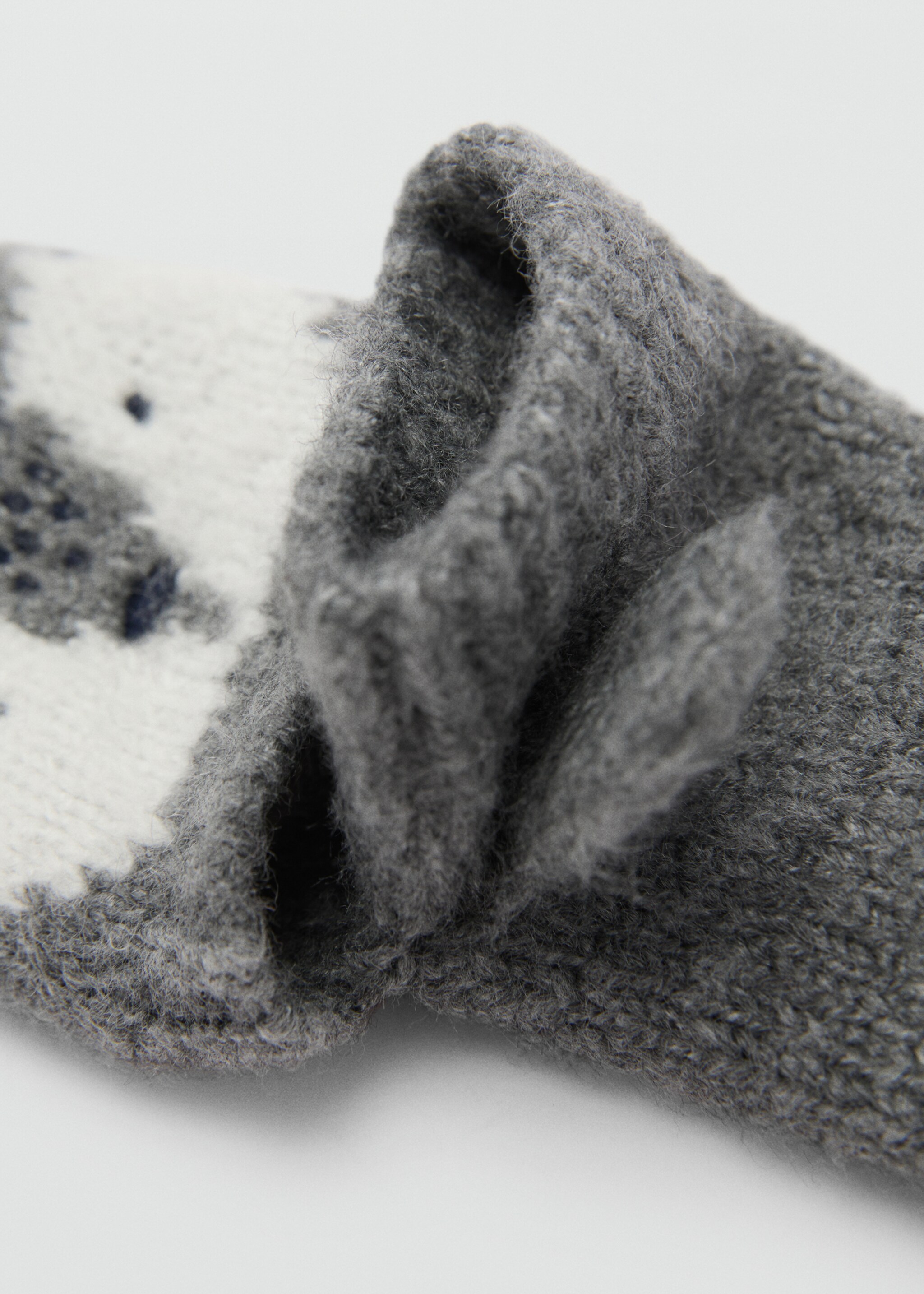 Raccoon gloves - Medium plane, Grey. Ref: 77055991-00.