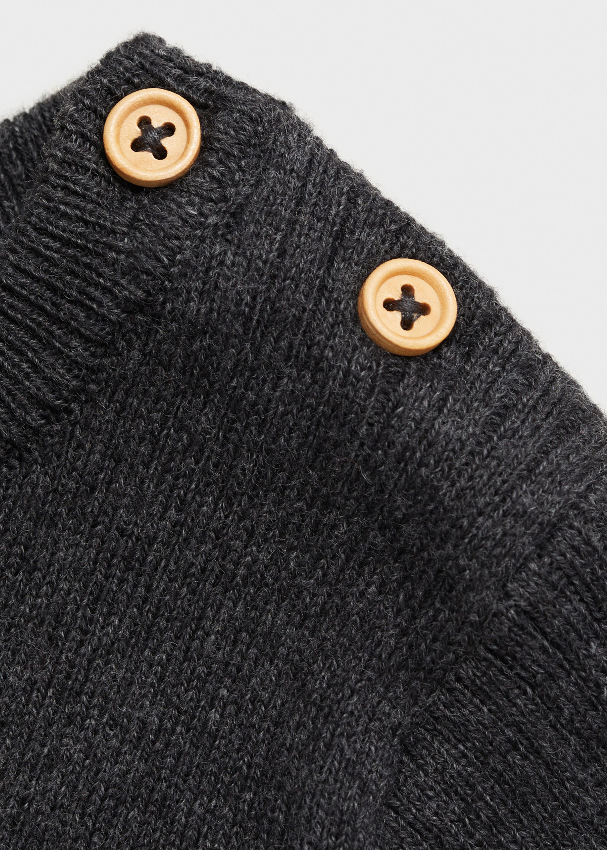 Jersey punto canalé - Detalle del artículo 8, Gris oscuro vigoré. Ref: 77055995-00.