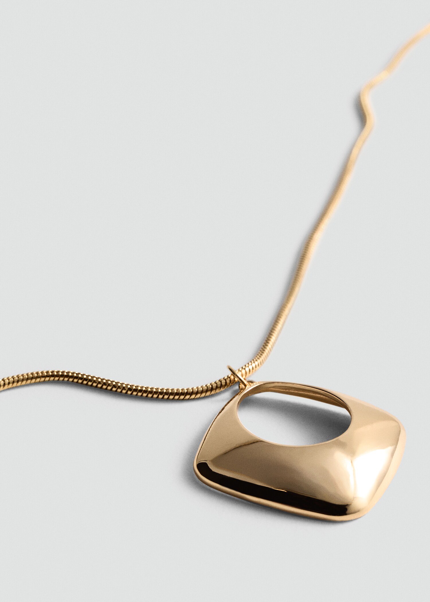 Geometric pendant necklace - Medium plane