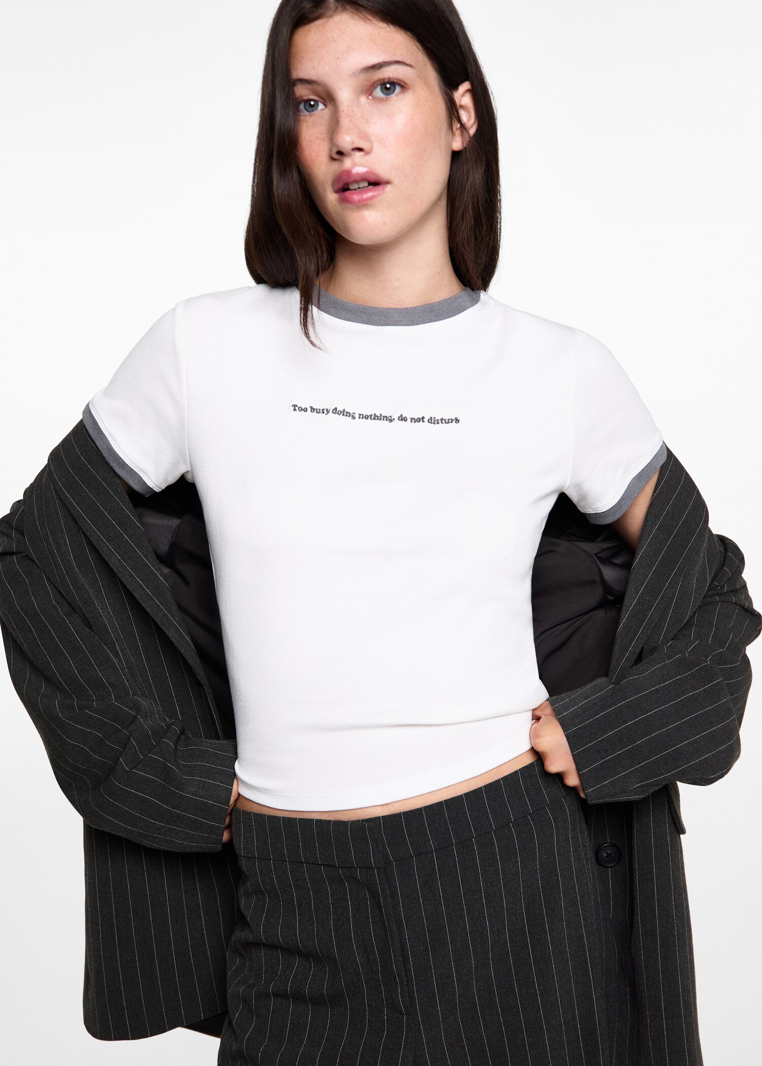 Pantalón traje rayas - Detalle del artículo 1