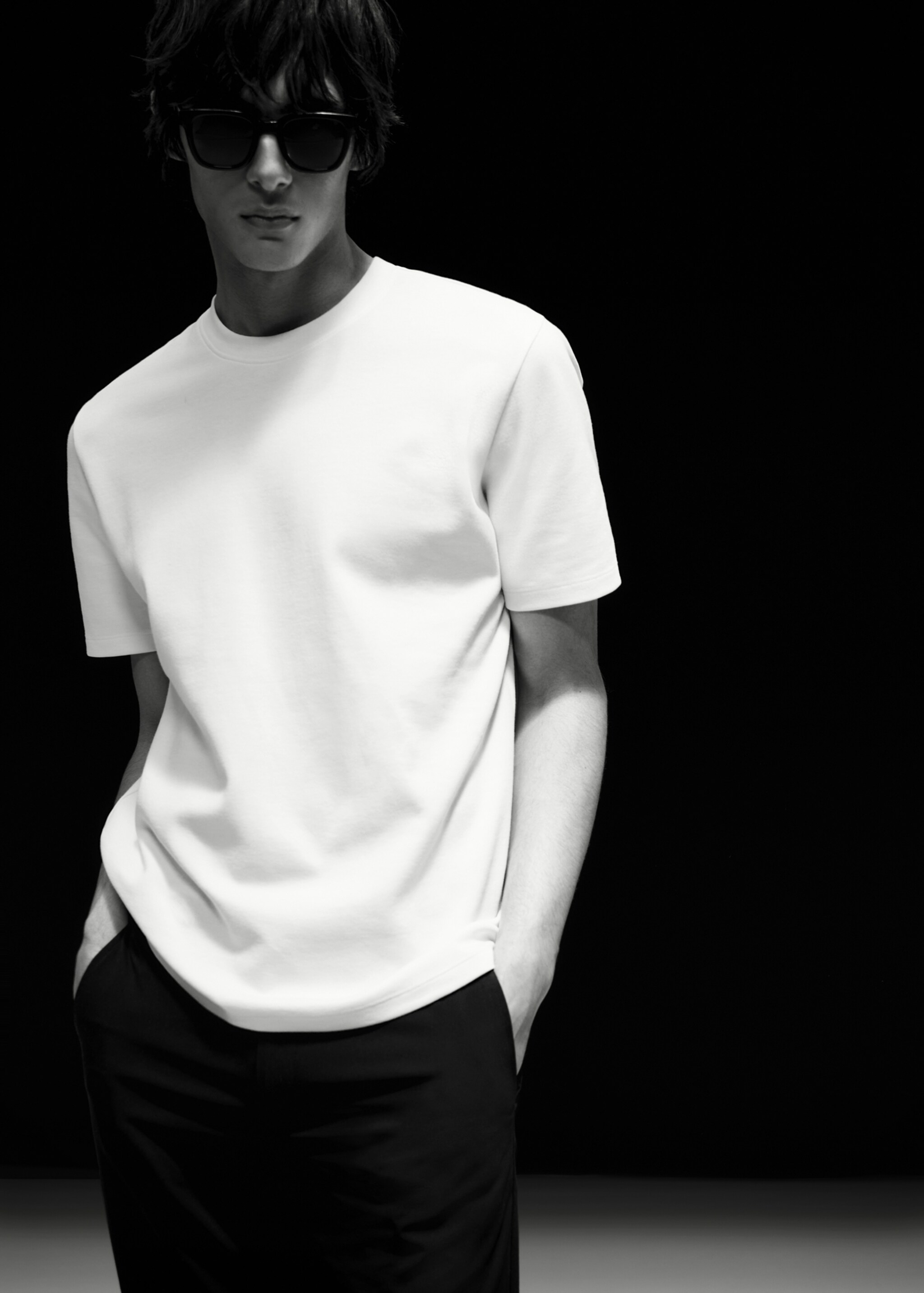 T-shirt kimiu - Details of the article 5, White. Ref: 77056001-00.