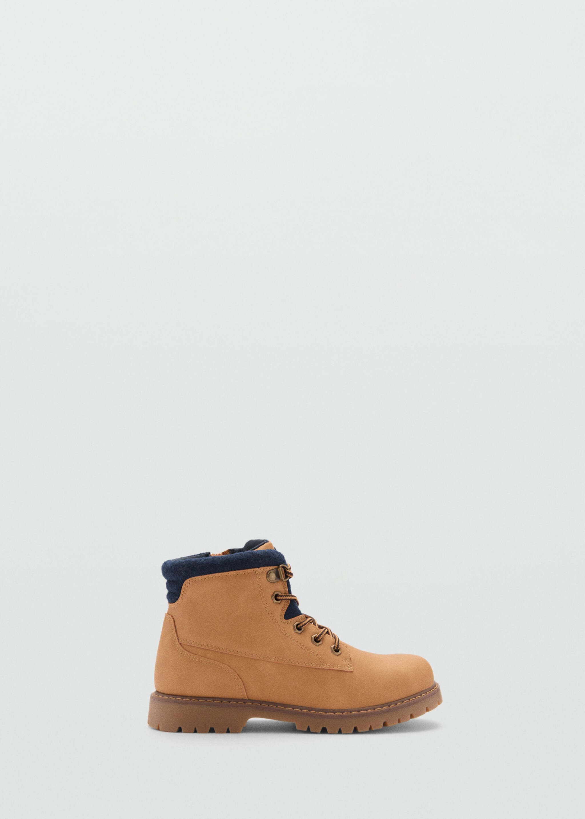 Lace-up mountain boots - Article without model, Medium Brown. Ref: 77056336-00.