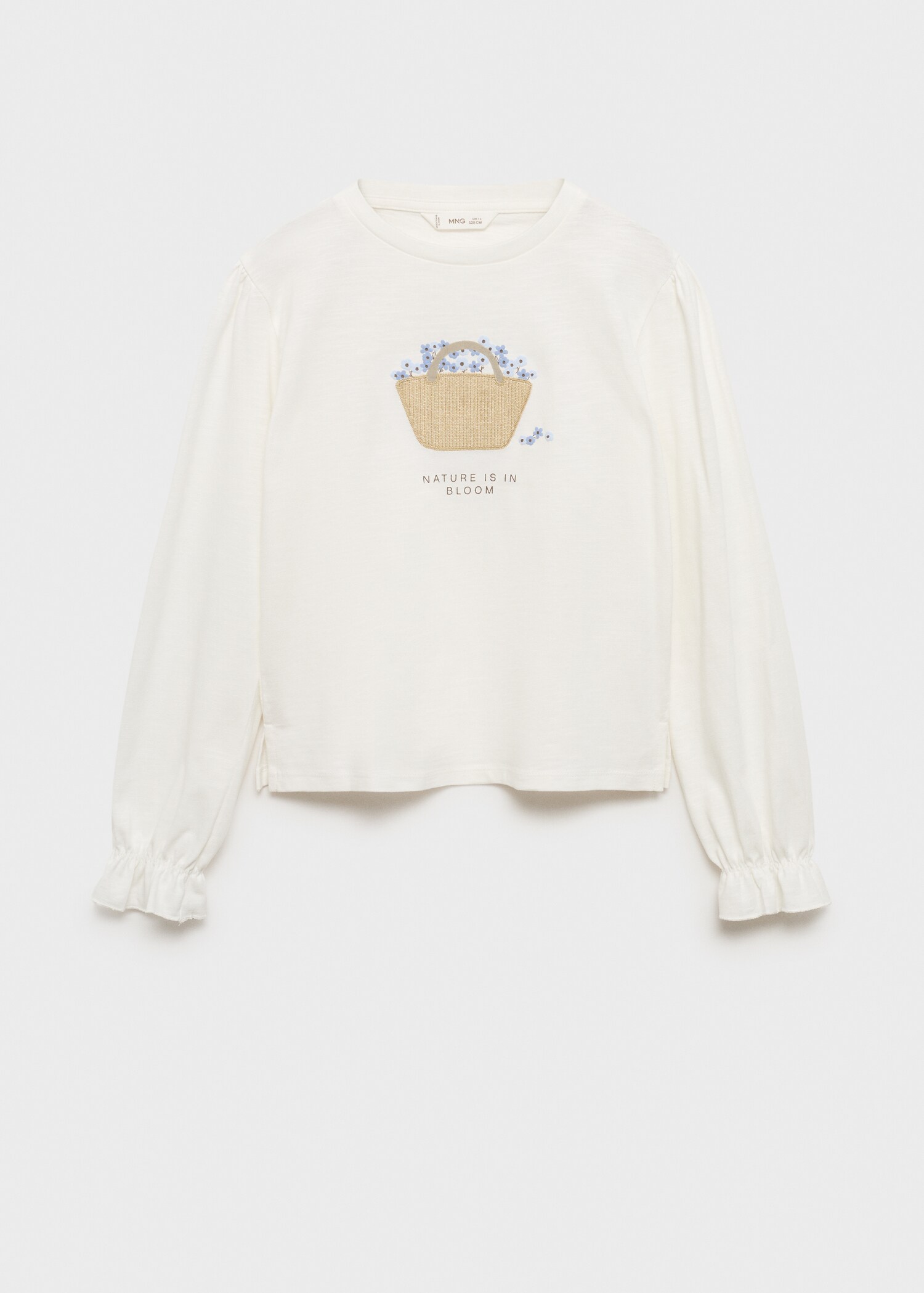 T-shirt manches longues imprimé - Article sans modèle