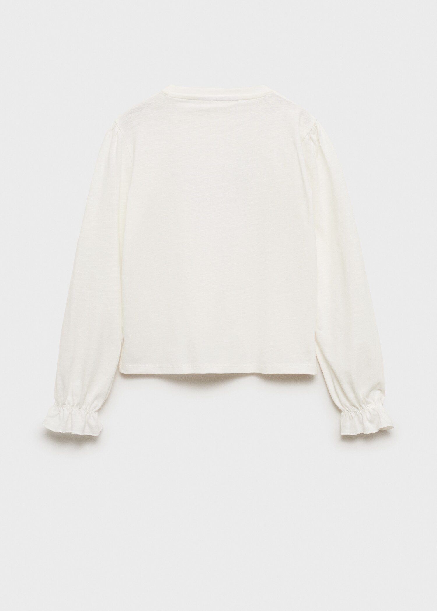 T-shirt manches longues imprimé - Verso de l’article