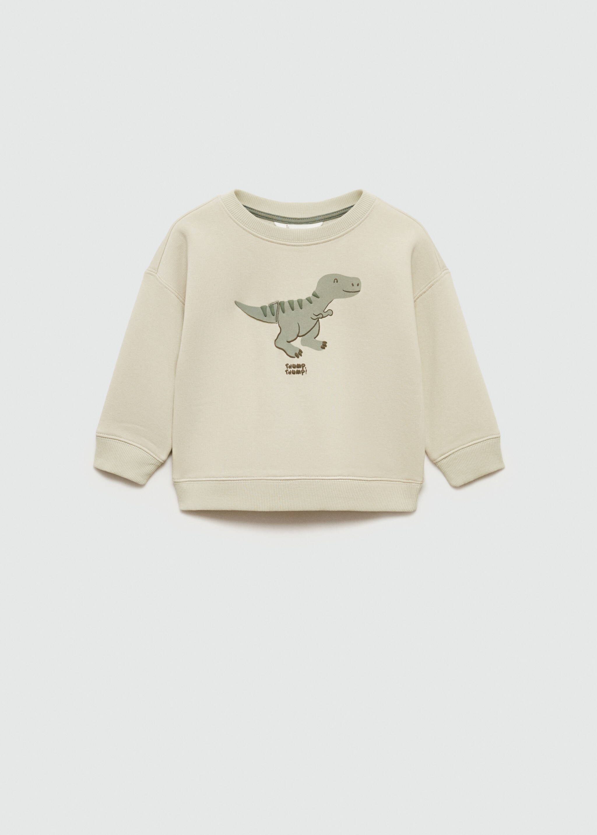 Sweat-shirt imprimé animé - Article sans modèle, Vert pastel. Ref: 77056340-00.