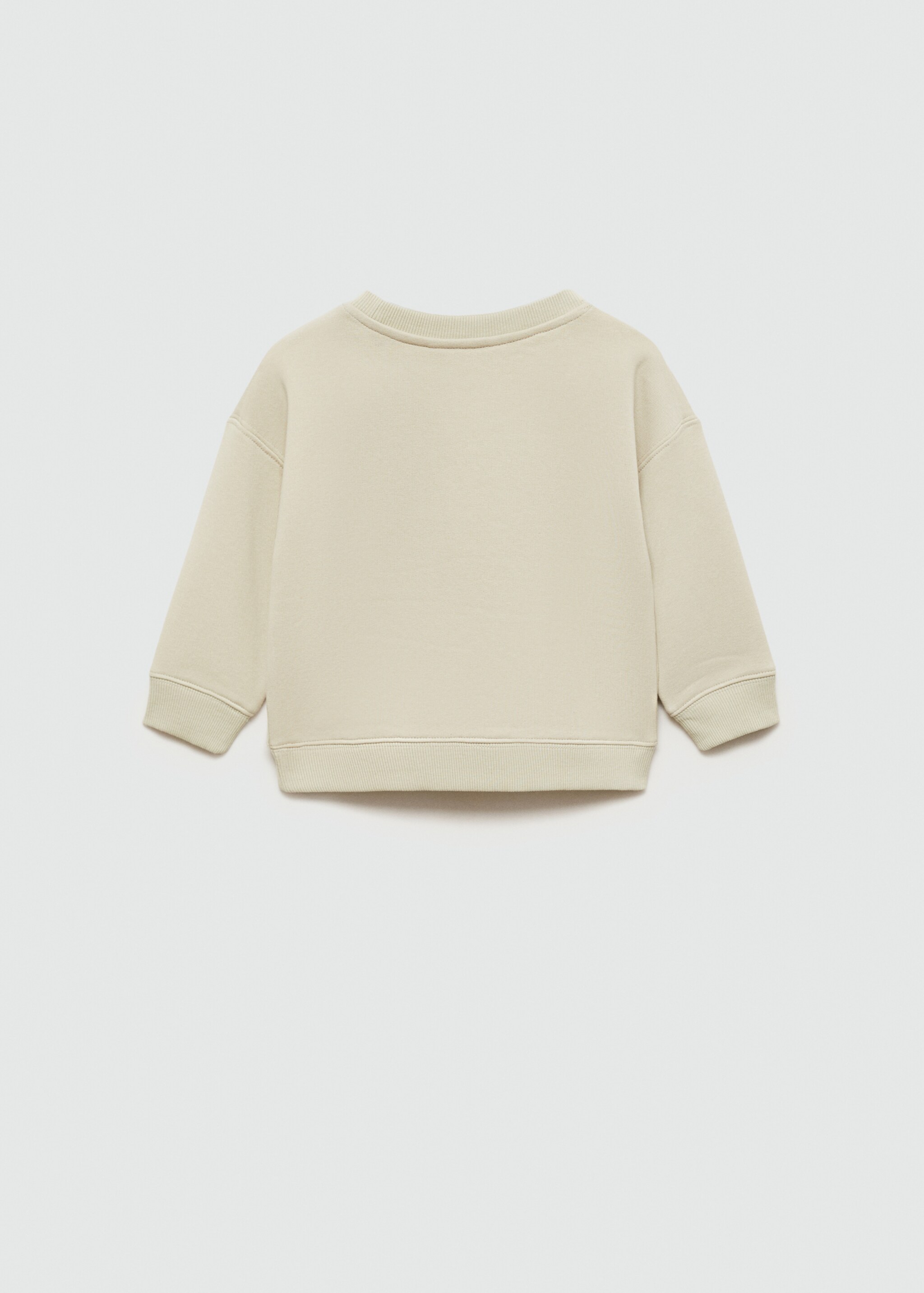 Sweat-shirt imprimé animé - Verso de l’article, Vert pastel. Ref: 77056340-00.