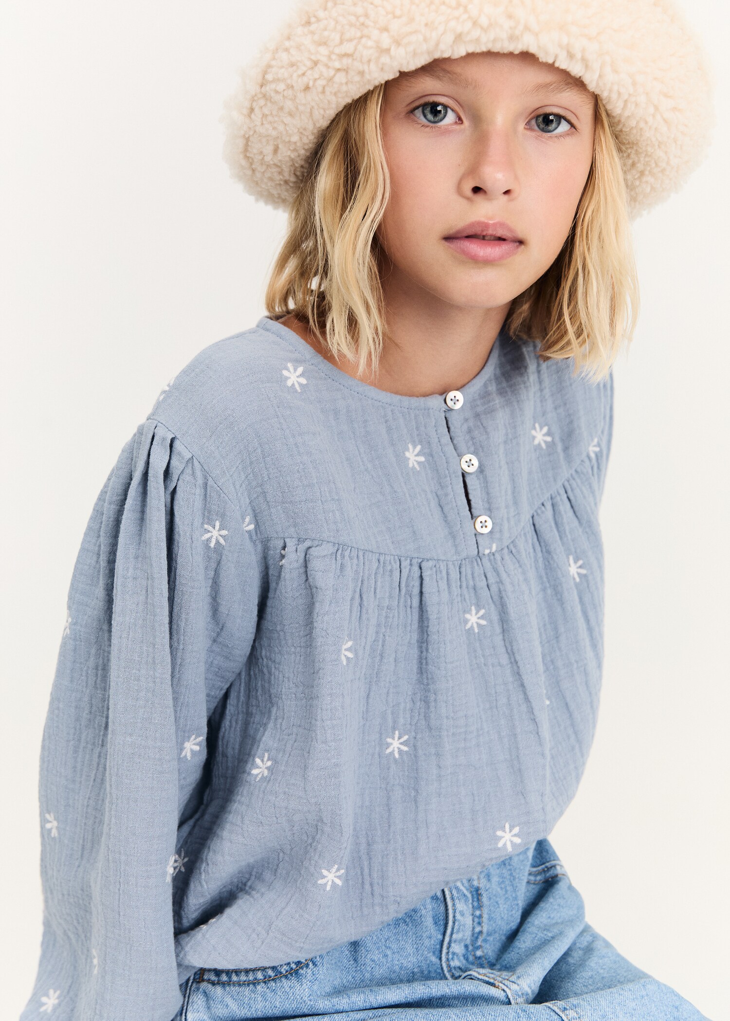 Blouse détails brodés - Détail de l'article 1