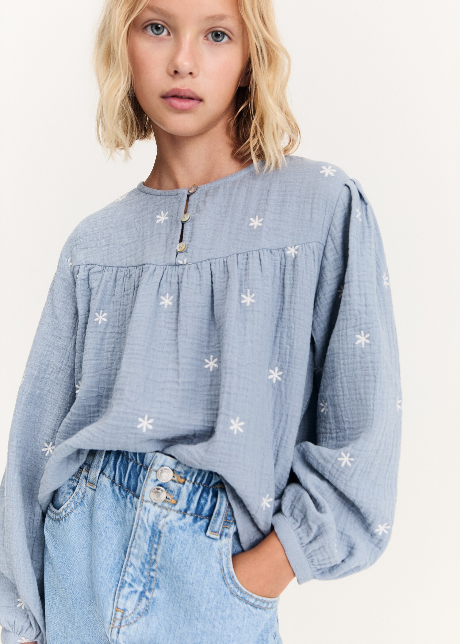 Blouse détails brodés - Détail de l'article 4