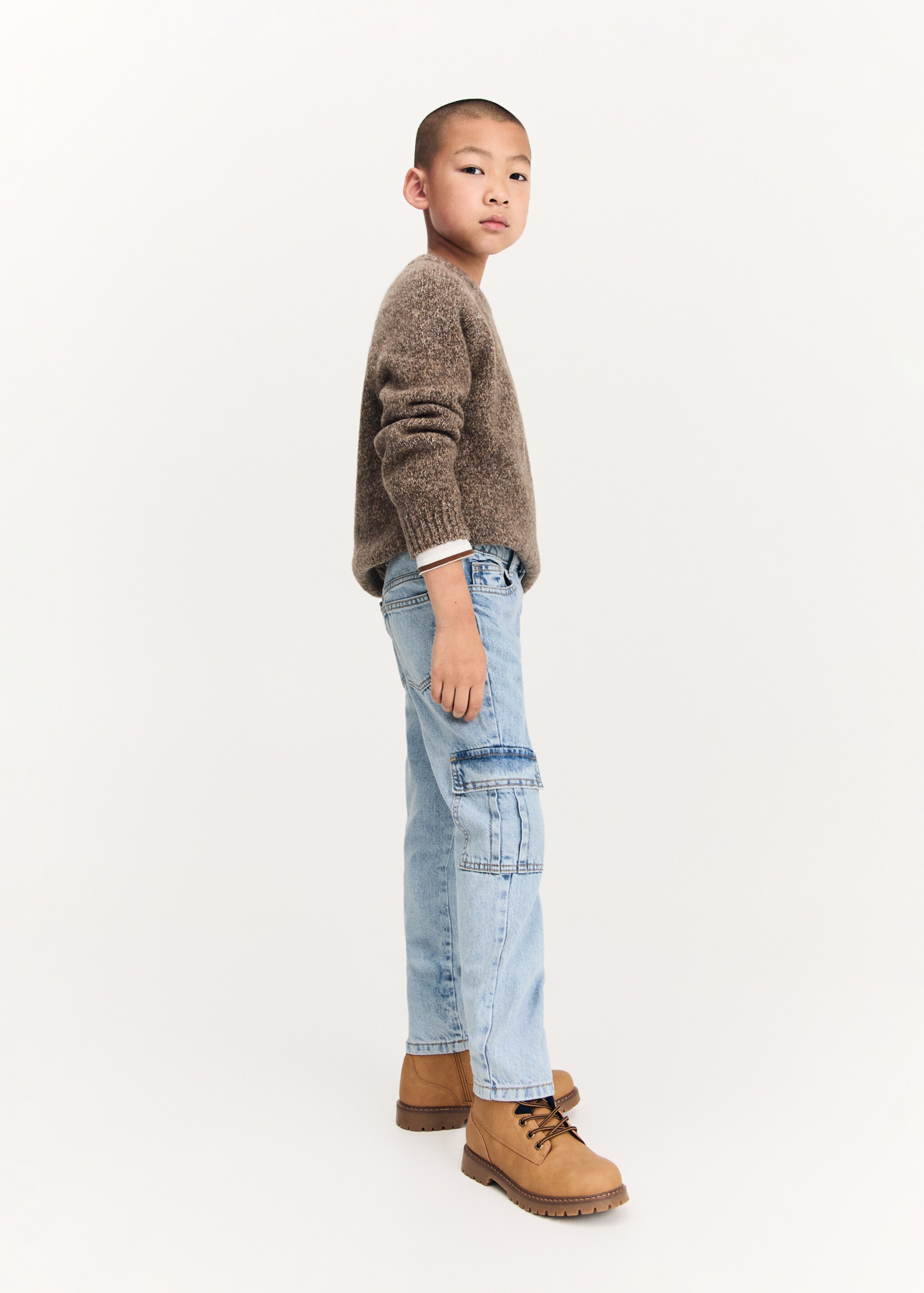 Jeans cargo com bolsos - Pormenor do artigo 2