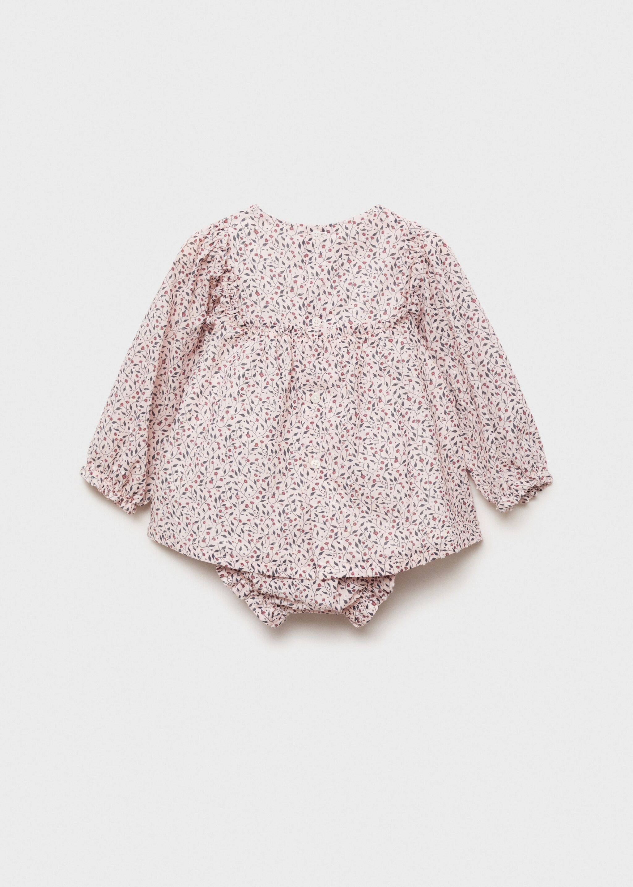 Printed dress and nappy cover - Reverse of the article