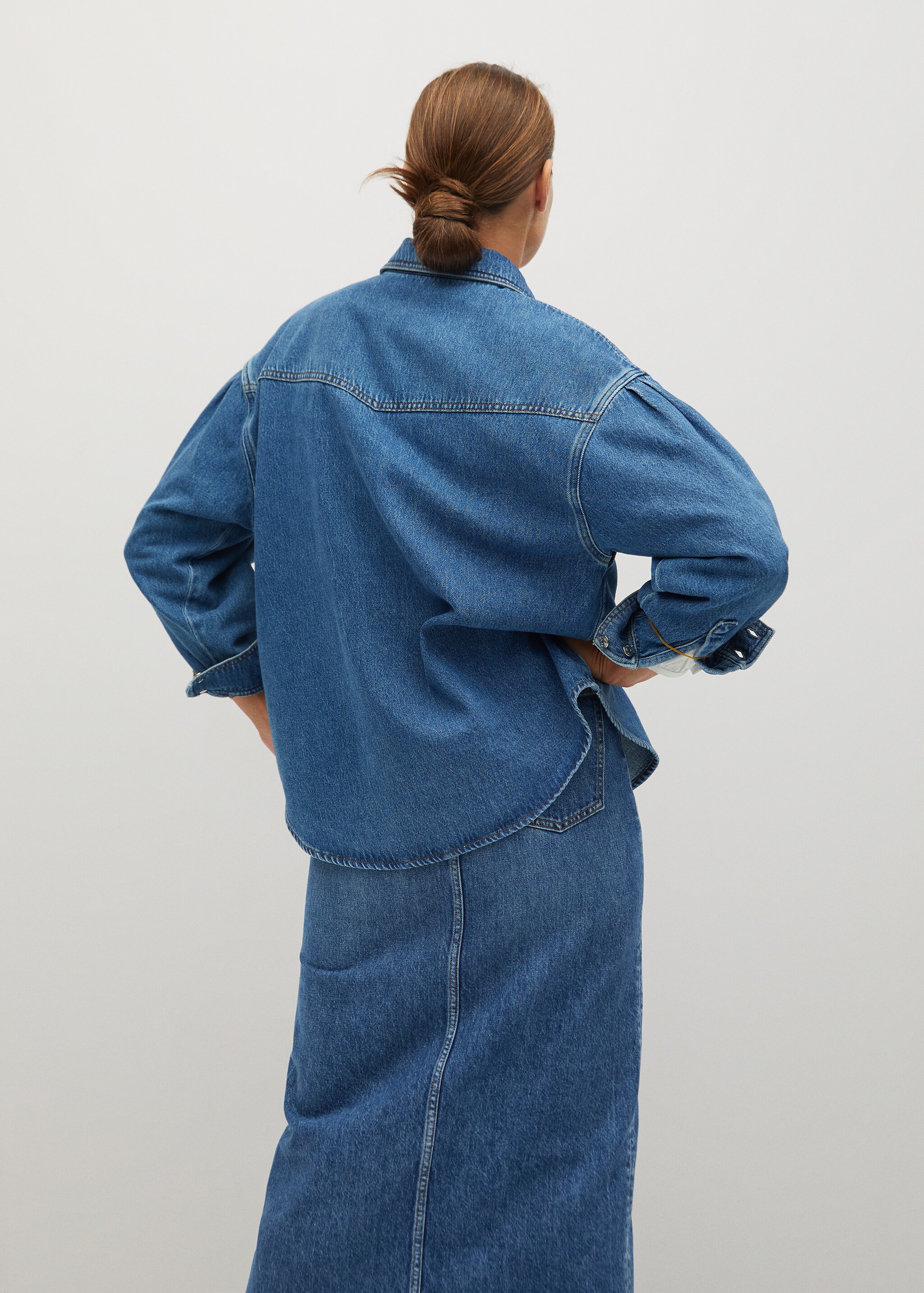 Sobrecamisa algodón bolsillos - Reverso del artículo