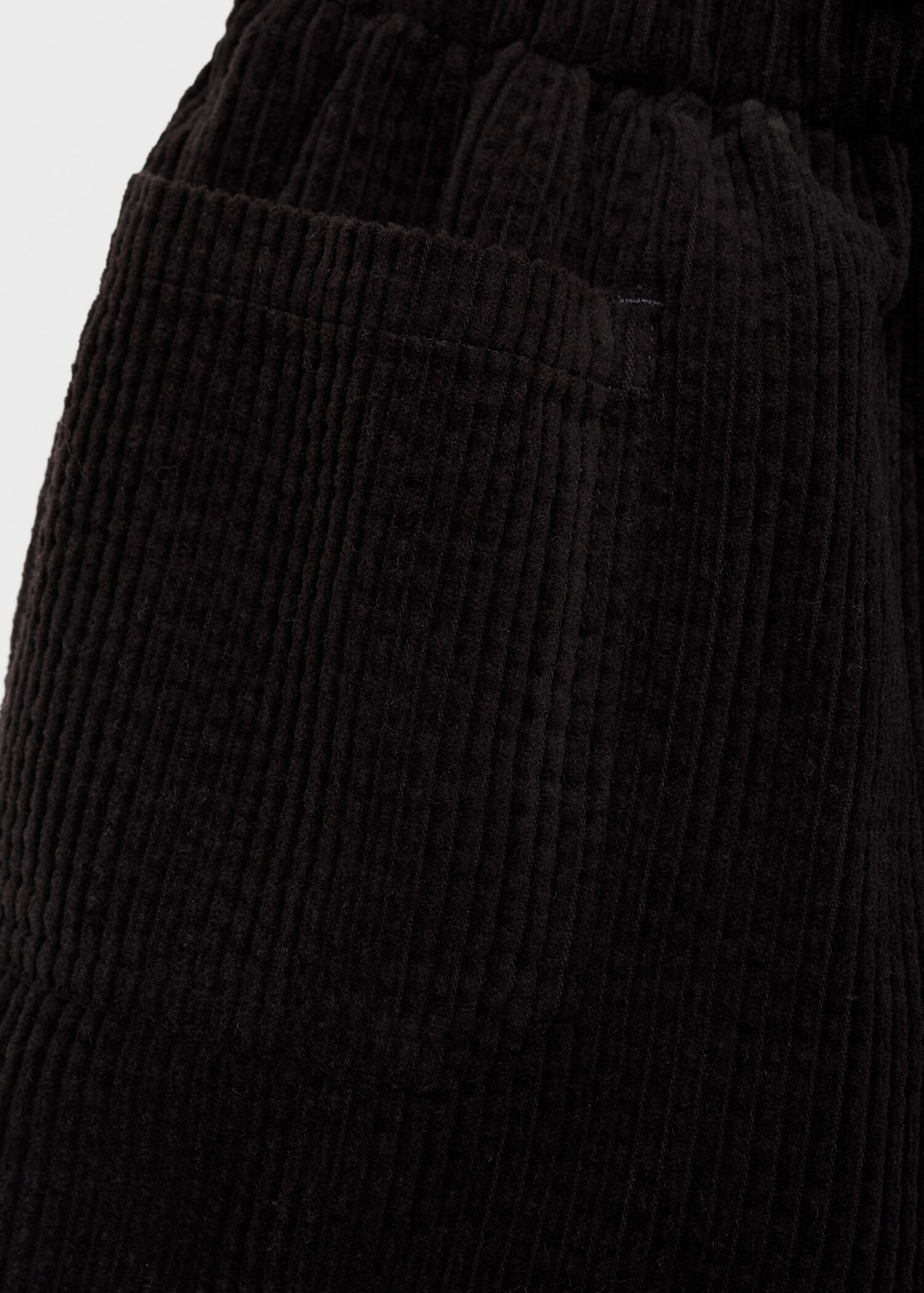 Corduroy paper bag shorts - Details of the article 0