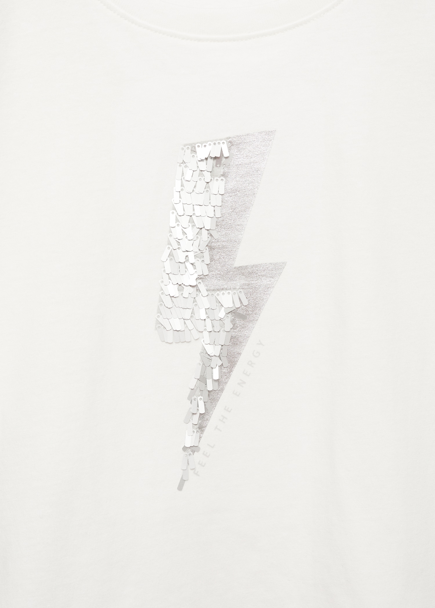 T-shirt imprimé paillettes - Détail de l'article 0
