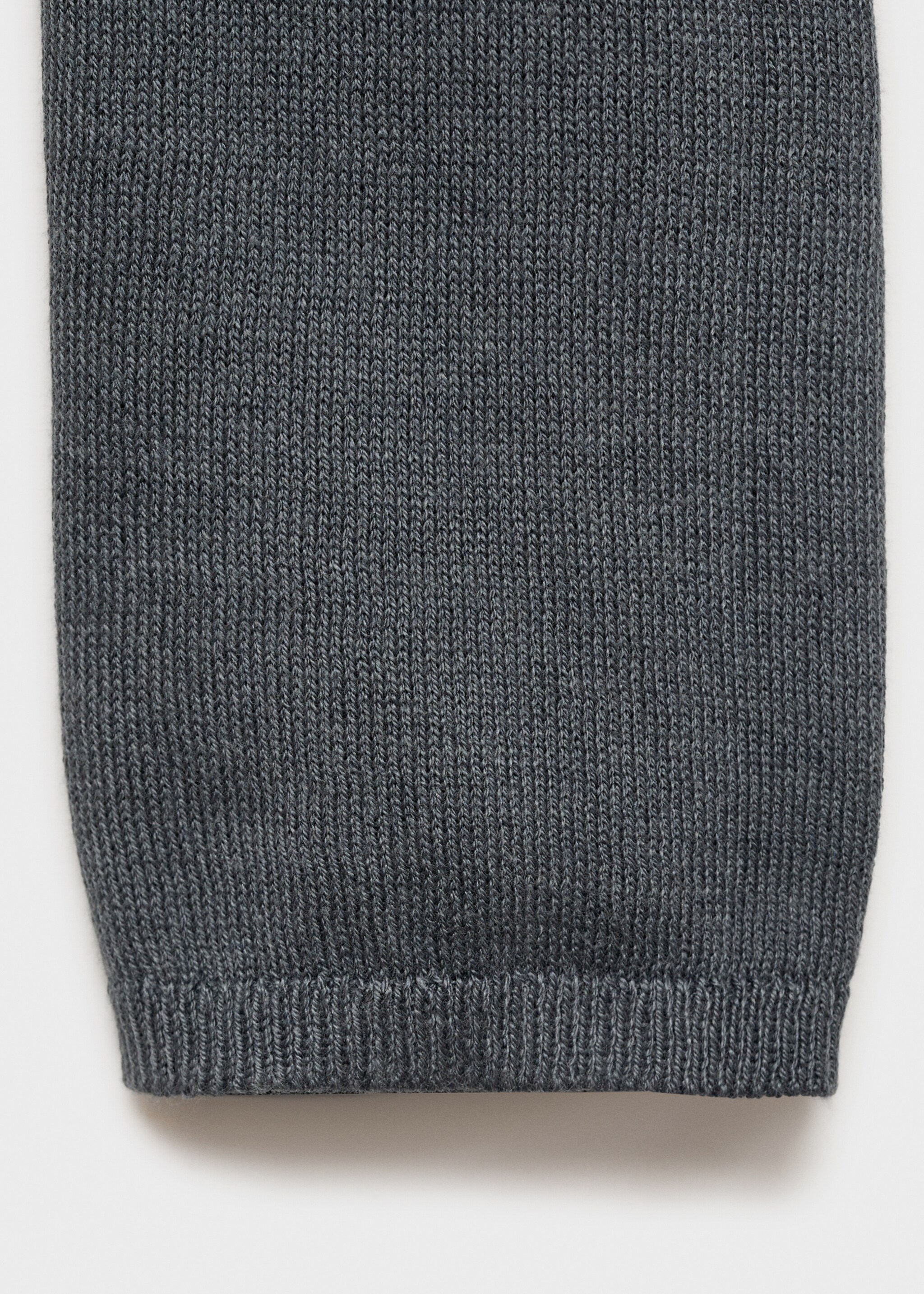 Off shoulders sweater - Details of the article 0, Charcoal. Ref: 77056738-00.