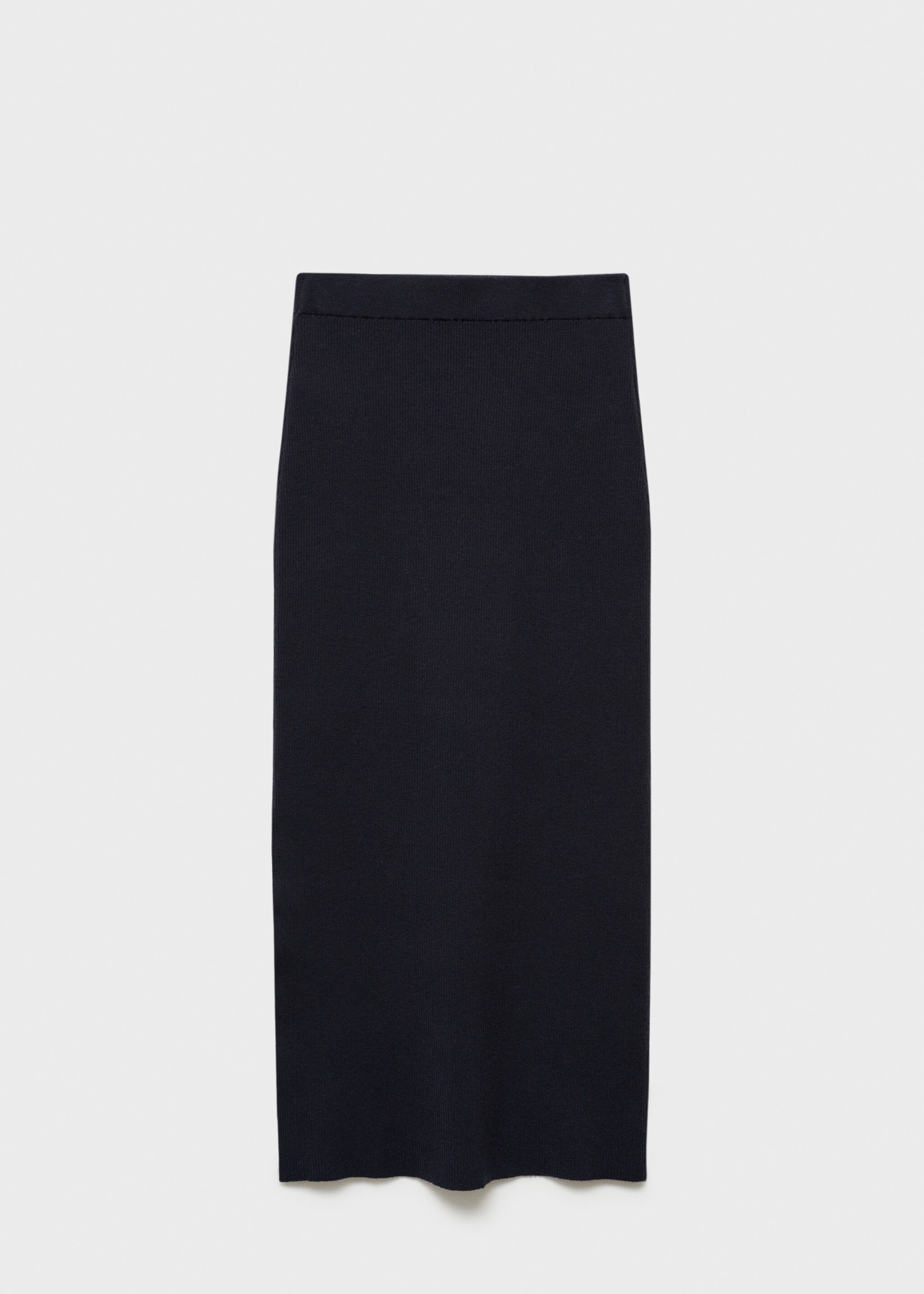Cable knit skirt - Article without model, Dark Navy. Ref: 77056744-00.