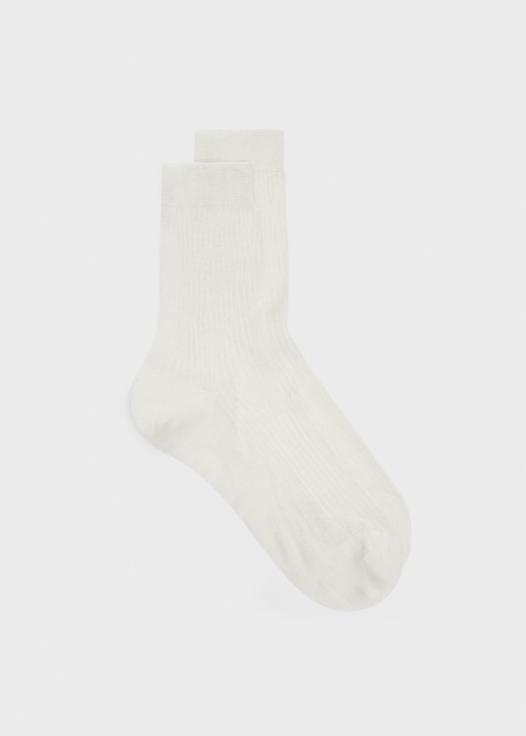 Ribbed cotton socks - Article without model