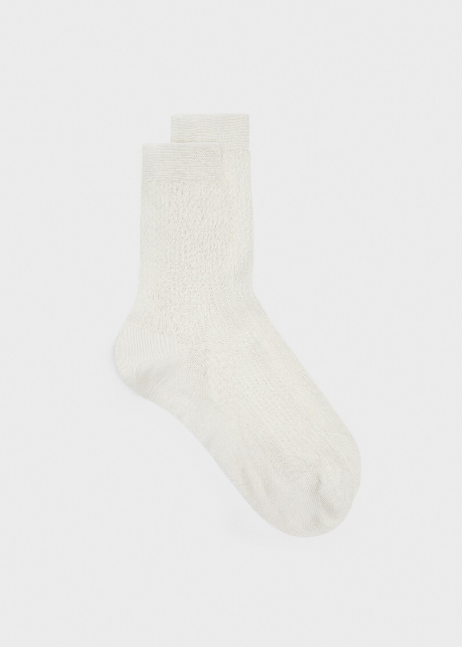 Ribbed cotton socks - Article without model