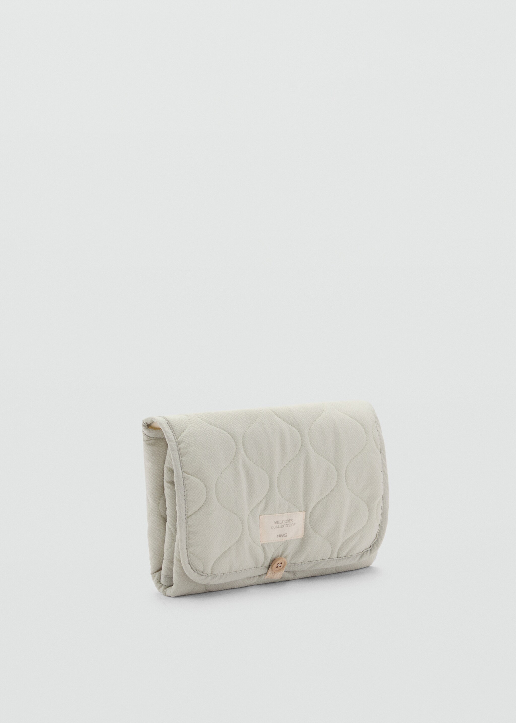 Gewatteerd aankleedkussen - Middenvlak, Pastelgroen. Ref: 77056749-00.