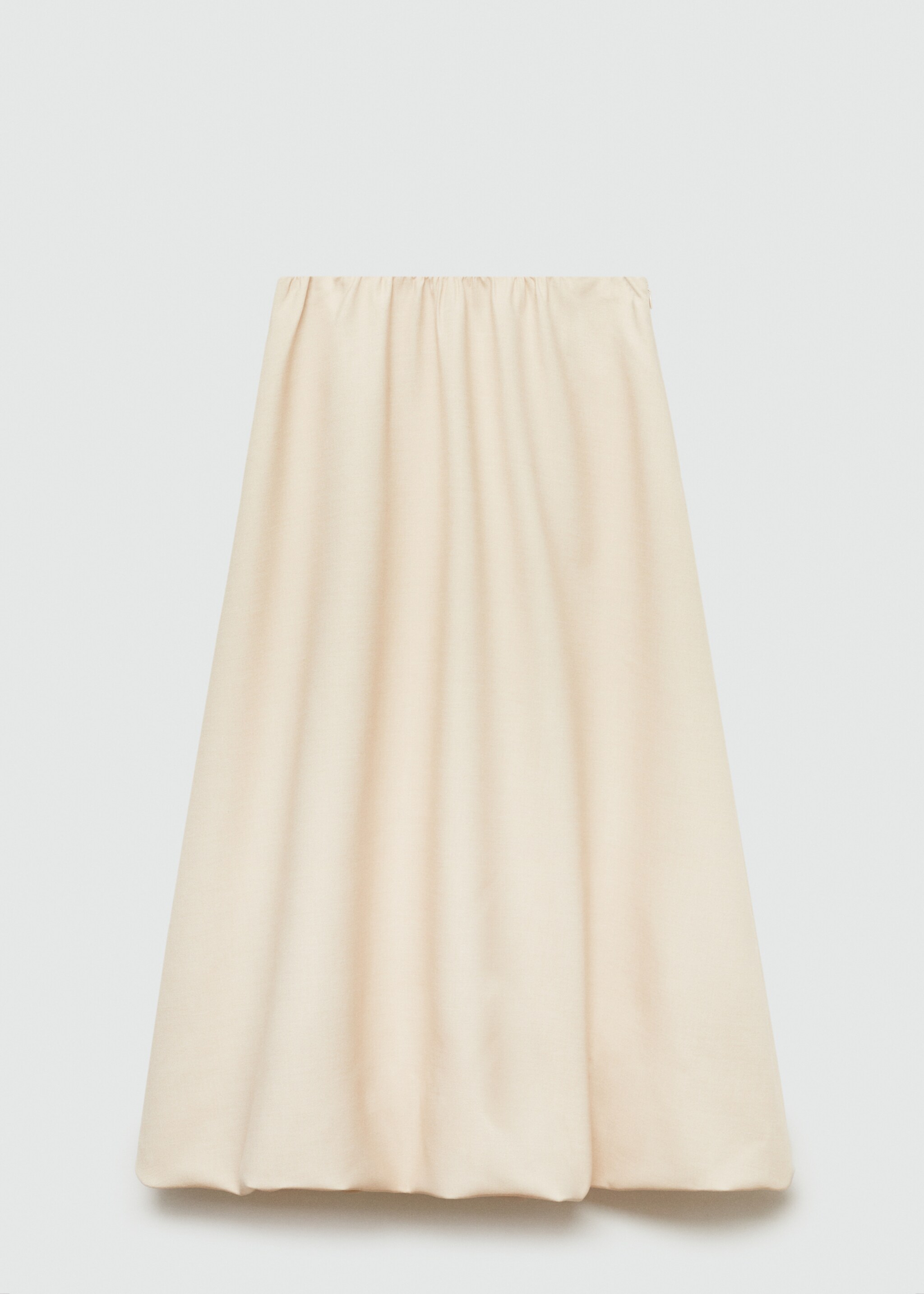 Flared midi-skirt - Article without model, Sand. Ref: 77056752-00.