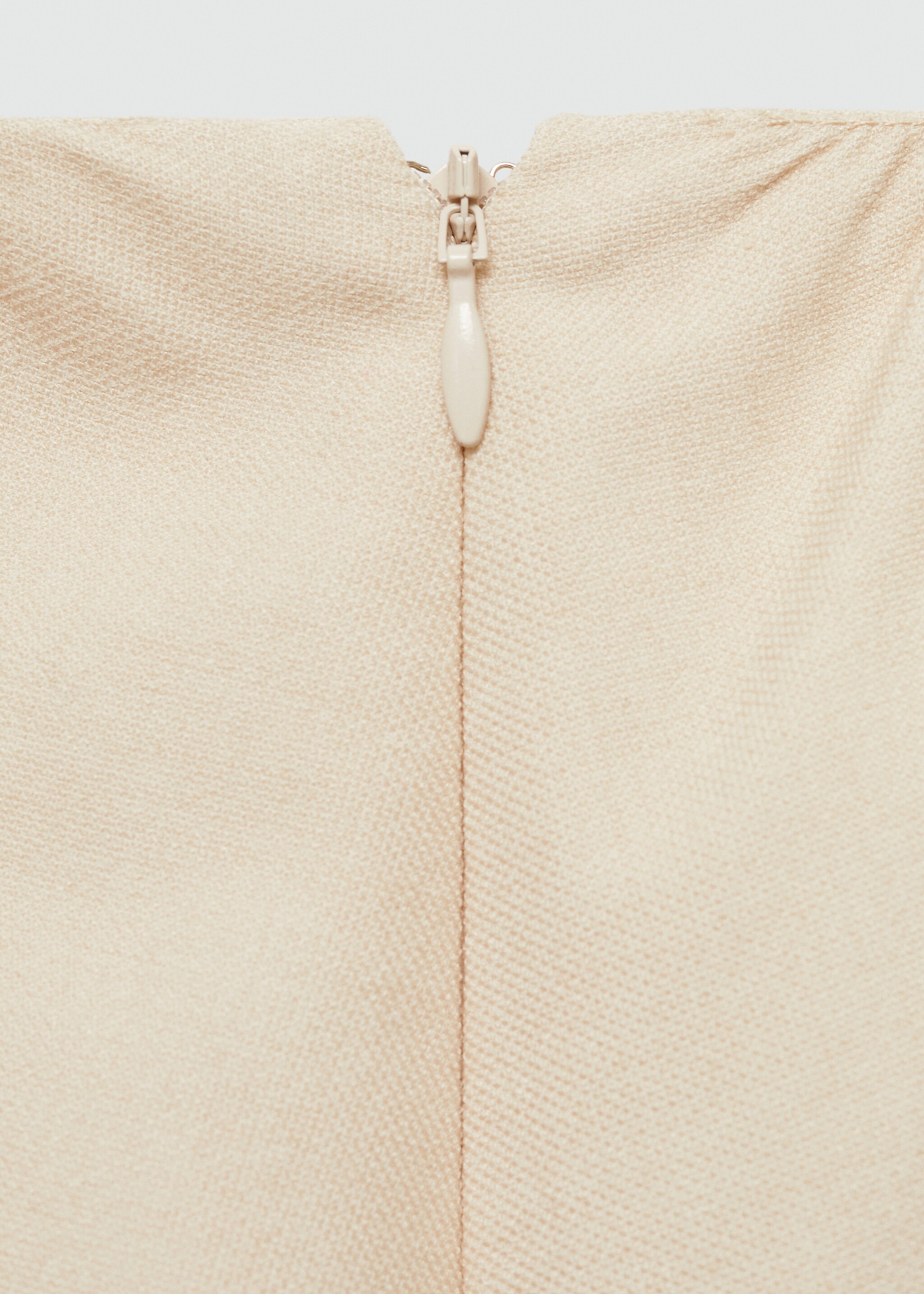 Flared midi-skirt - Details of the article 0, Sand. Ref: 77056752-00.