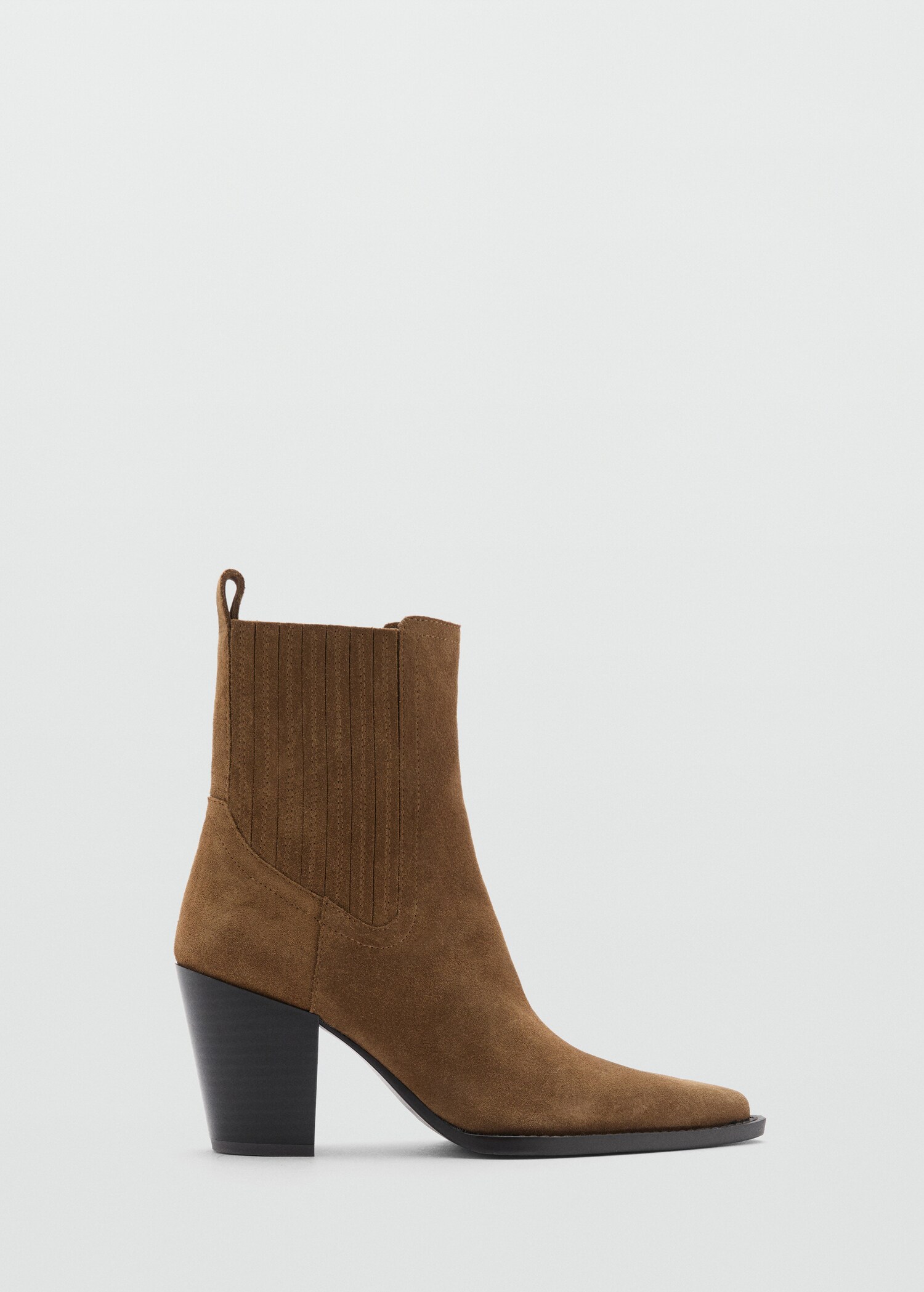 Bottines suède talon bloc - Article sans modèle