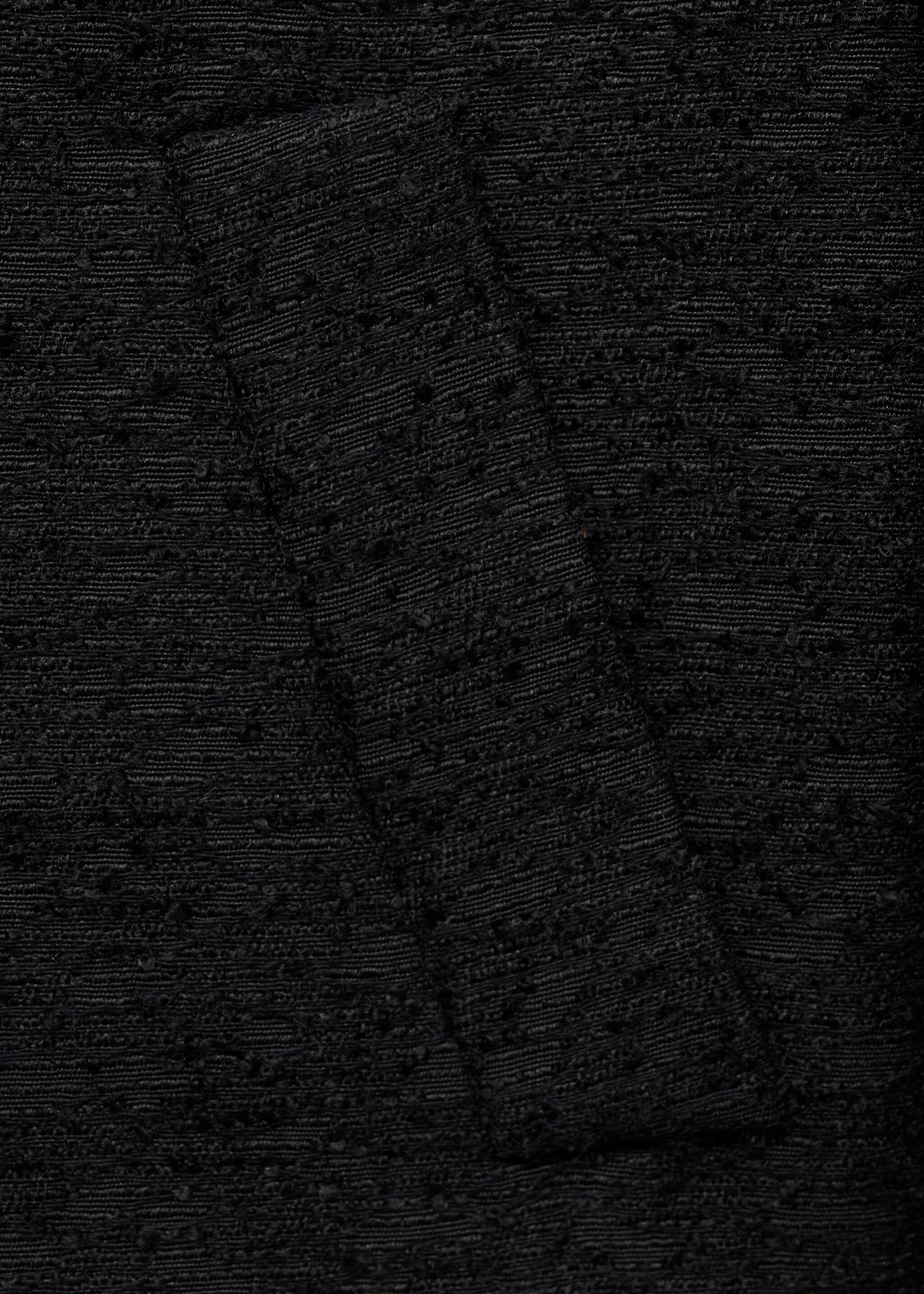 Tweedjacke in Cropped-Länge - Detail des Artikels 0, Schwarz. Ref: 77056761-00.