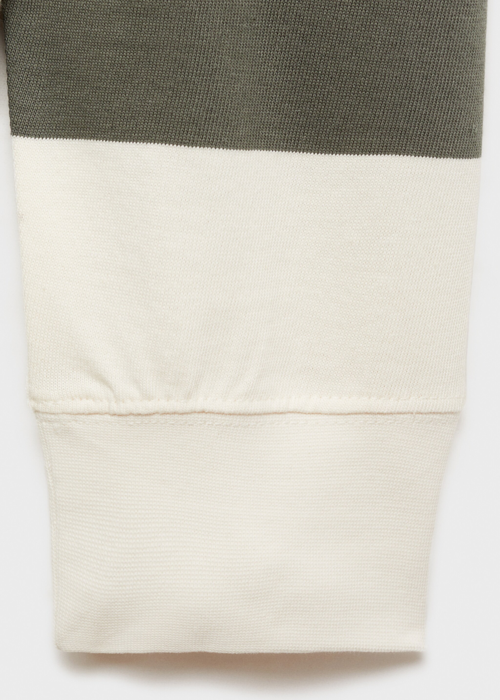 100% cotton striped regular-fit polo shirt - Details of the article 0, Green. Ref: 77057112-00.