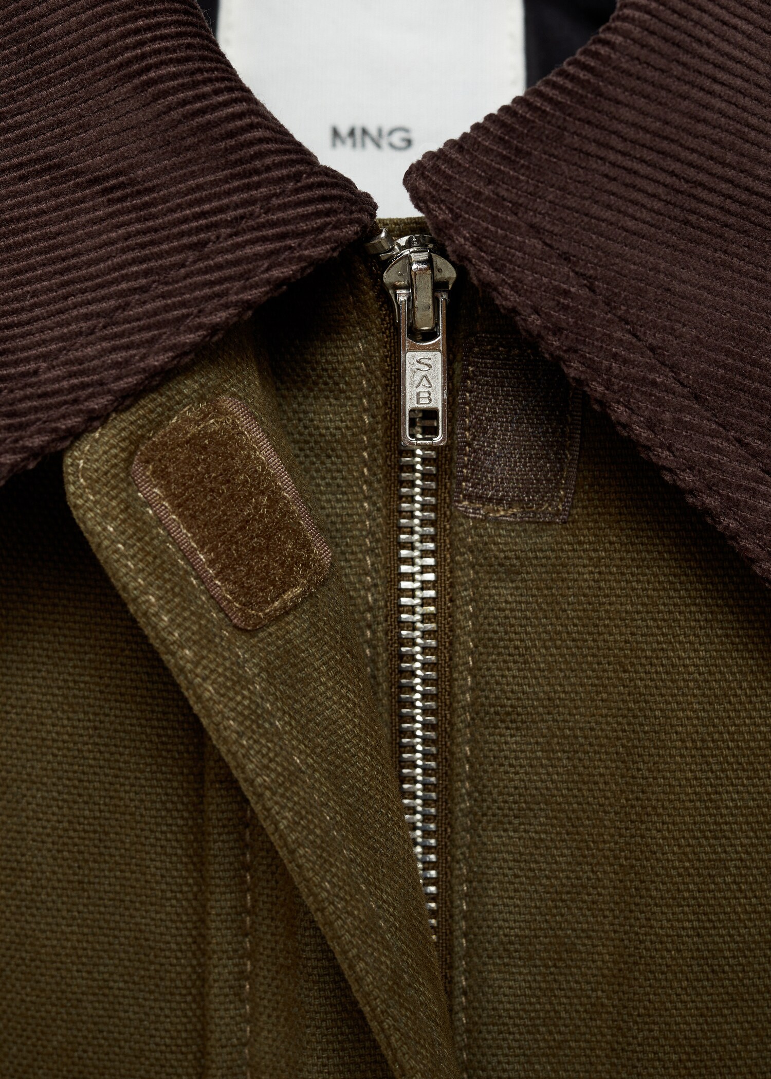 Jeans-Parka mit Kontrastkragen - Detail des Artikels 8