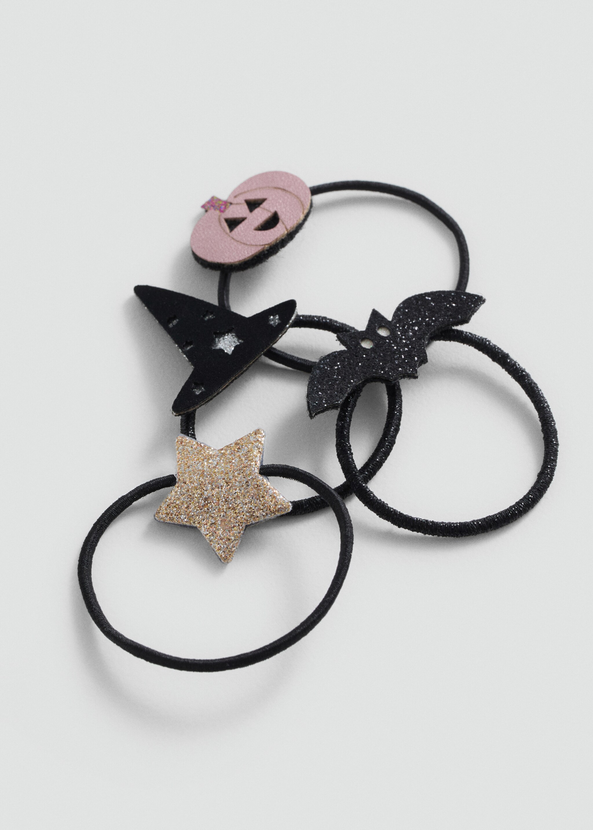 Pack 4 gomas pelo halloween - Plano medio, Negro. Ref: 77057121-00.