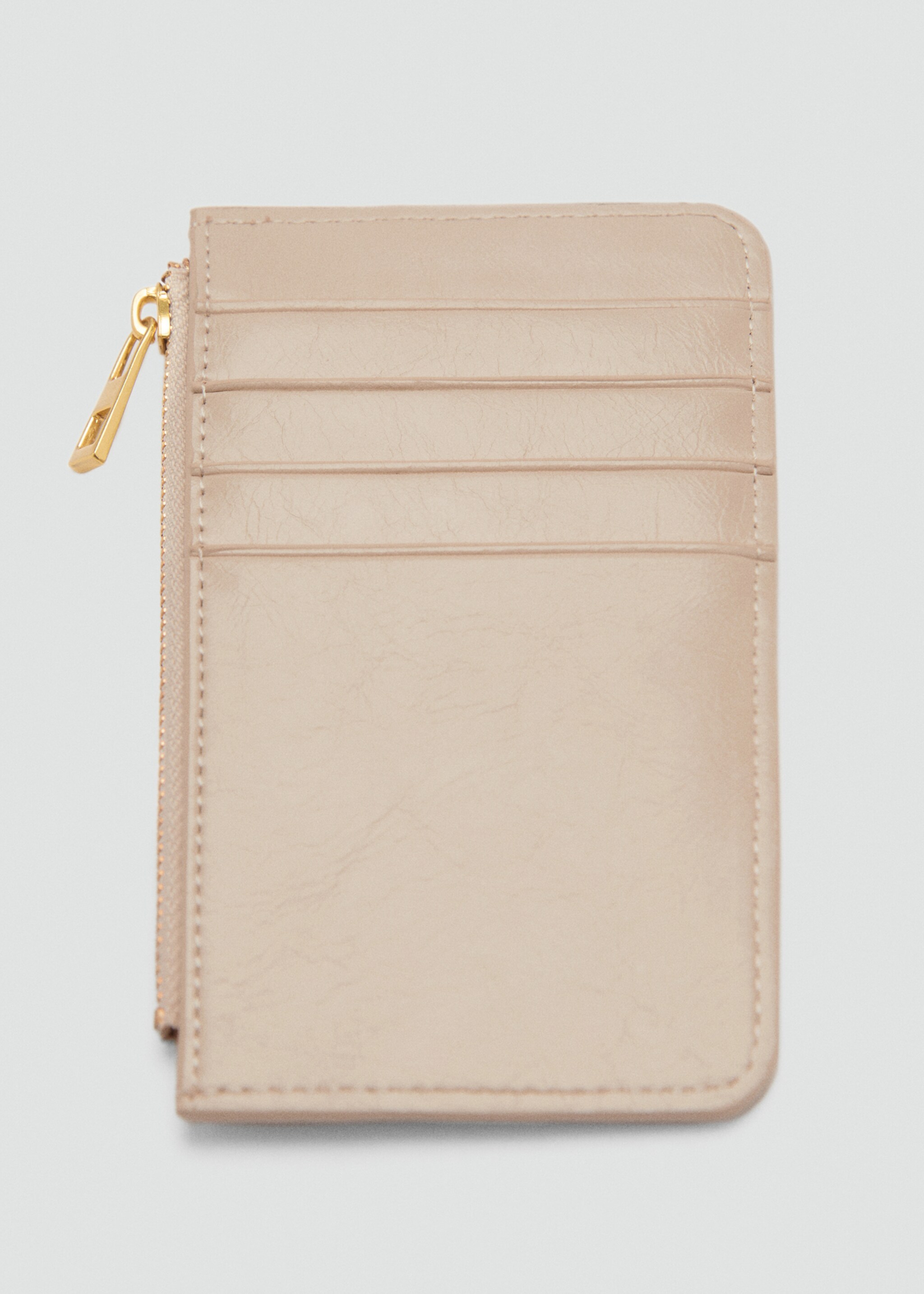 Card holder with decorative stitching - Details of the article 1