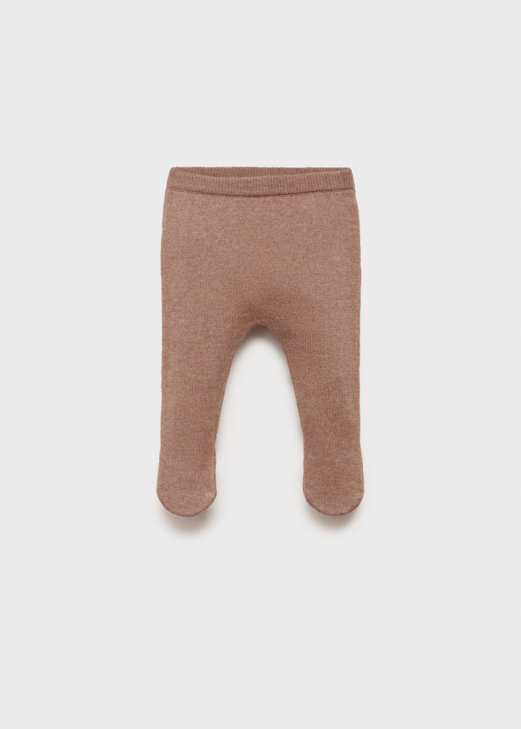 Cotton footed trousers - Article without model, Medium Brown. Ref: 77057127-00.