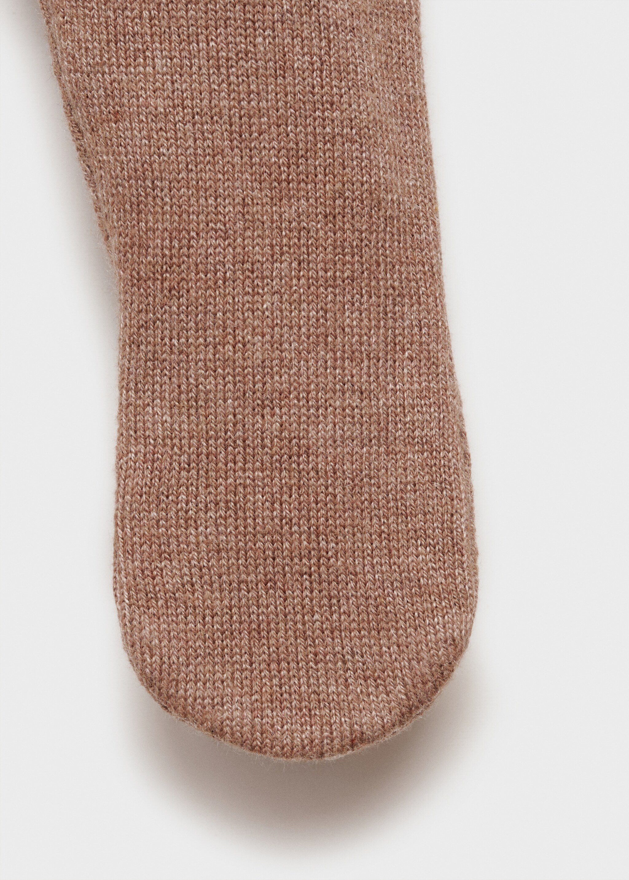 Cotton footed trousers - Details of the article 0, Medium Brown. Ref: 77057127-00.