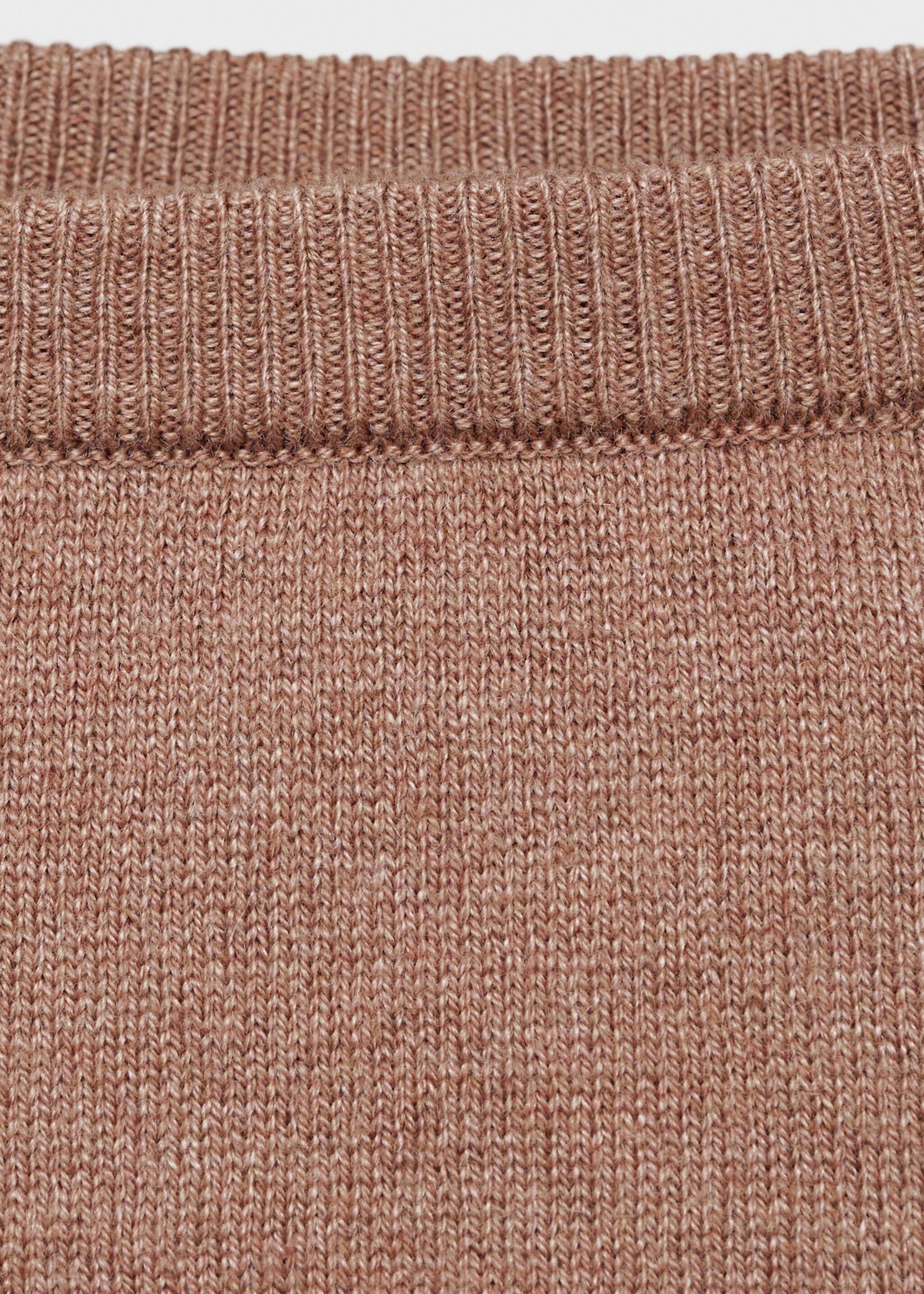 Cotton footed trousers - Details of the article 8, Medium Brown. Ref: 77057127-00.