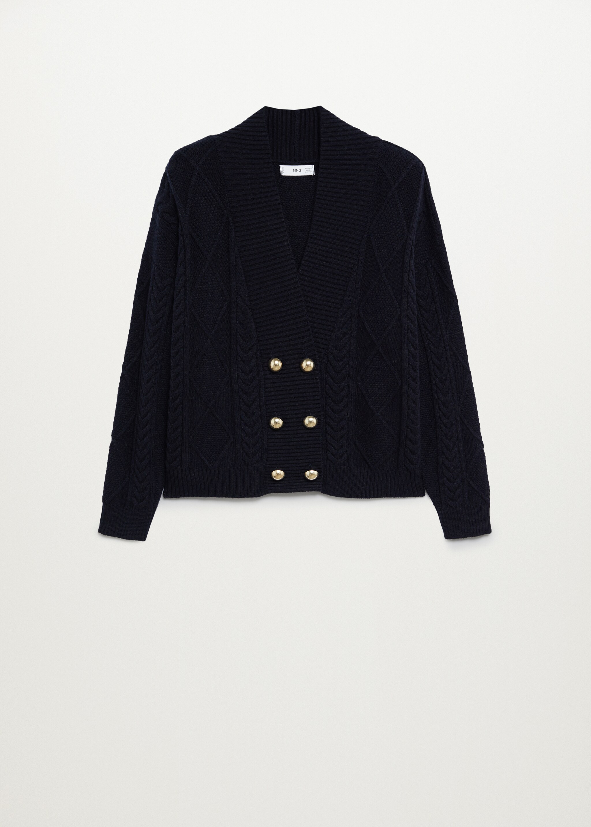 Strickjacke mit Knöpfen - Artikel ohne Model