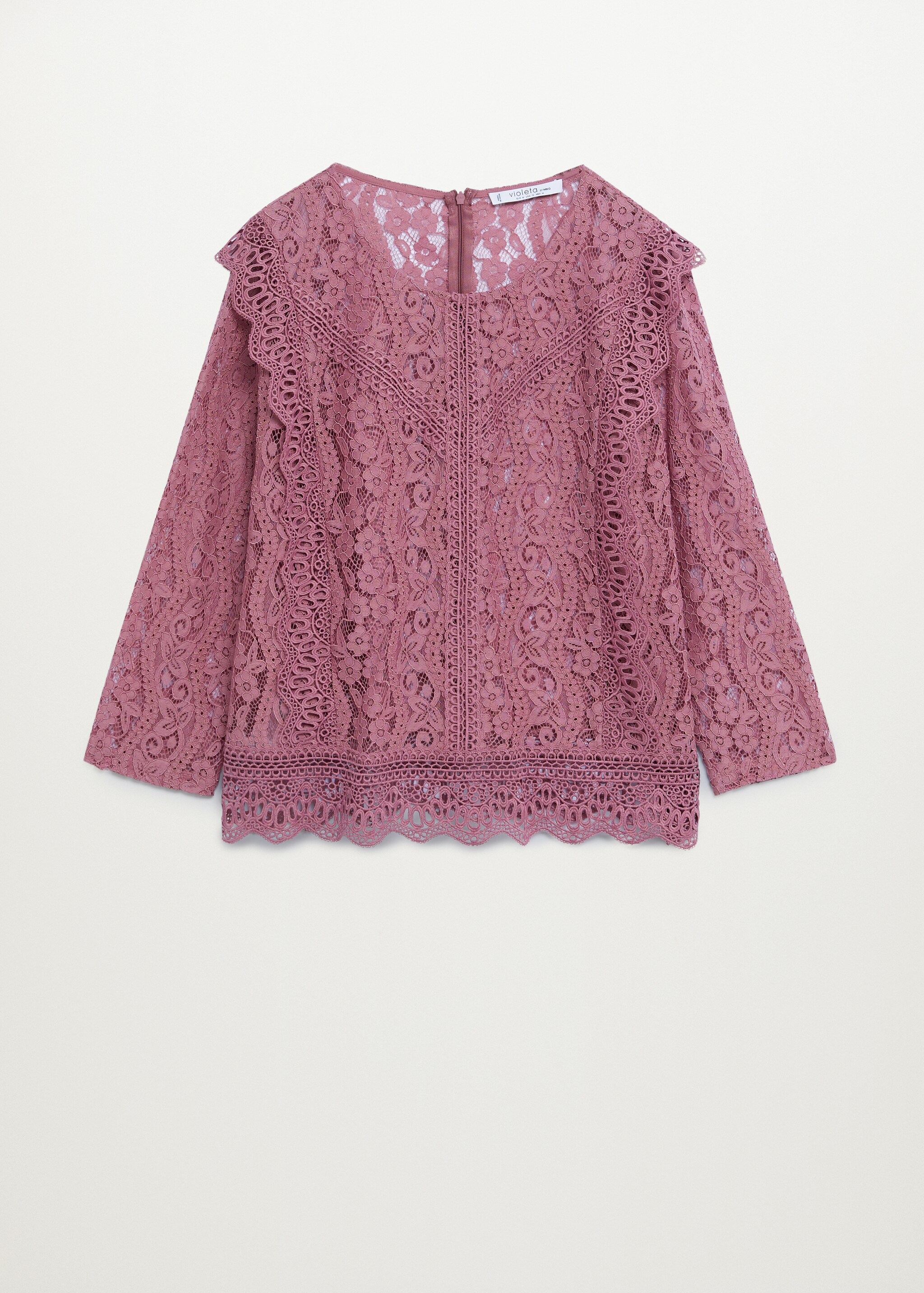 Blusa volantes encaje - Artículo sin modelo