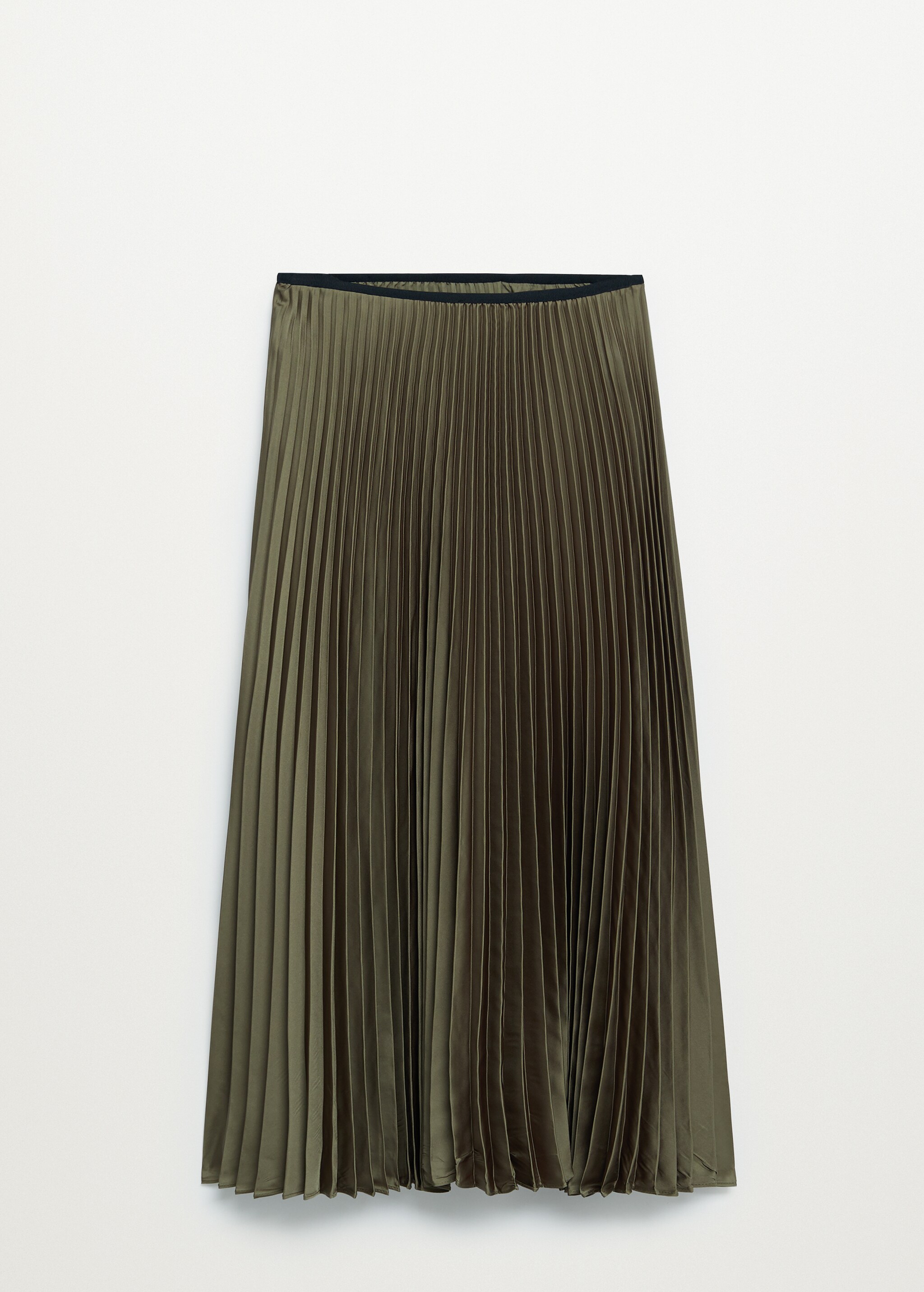 Satin pleated skirt - Article without model