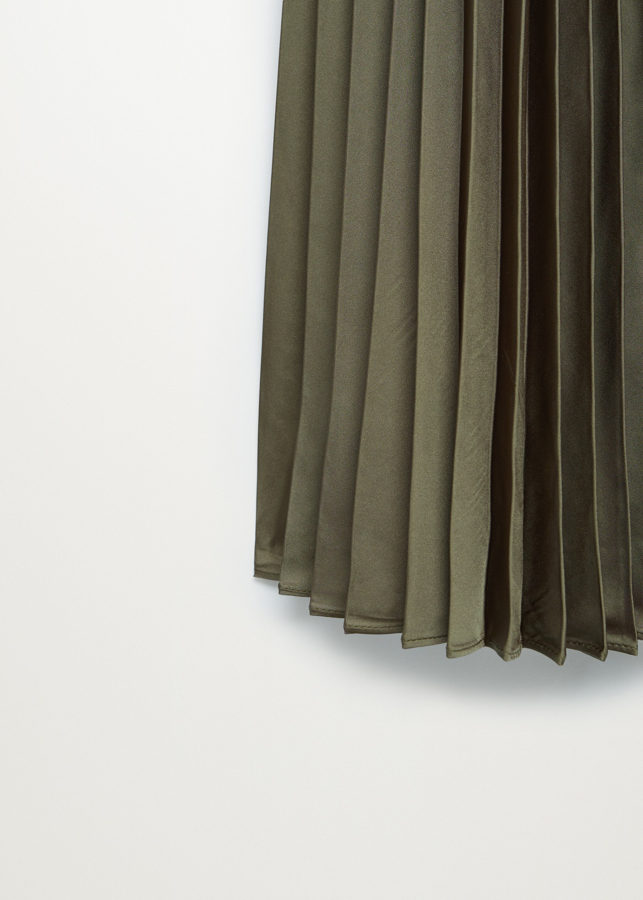 Satin pleated skirt - Details of the article 8