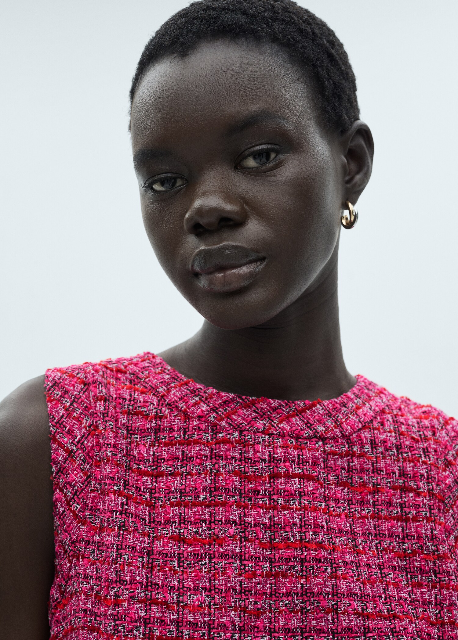 Robe évasée tweed - Détail de l'article 1