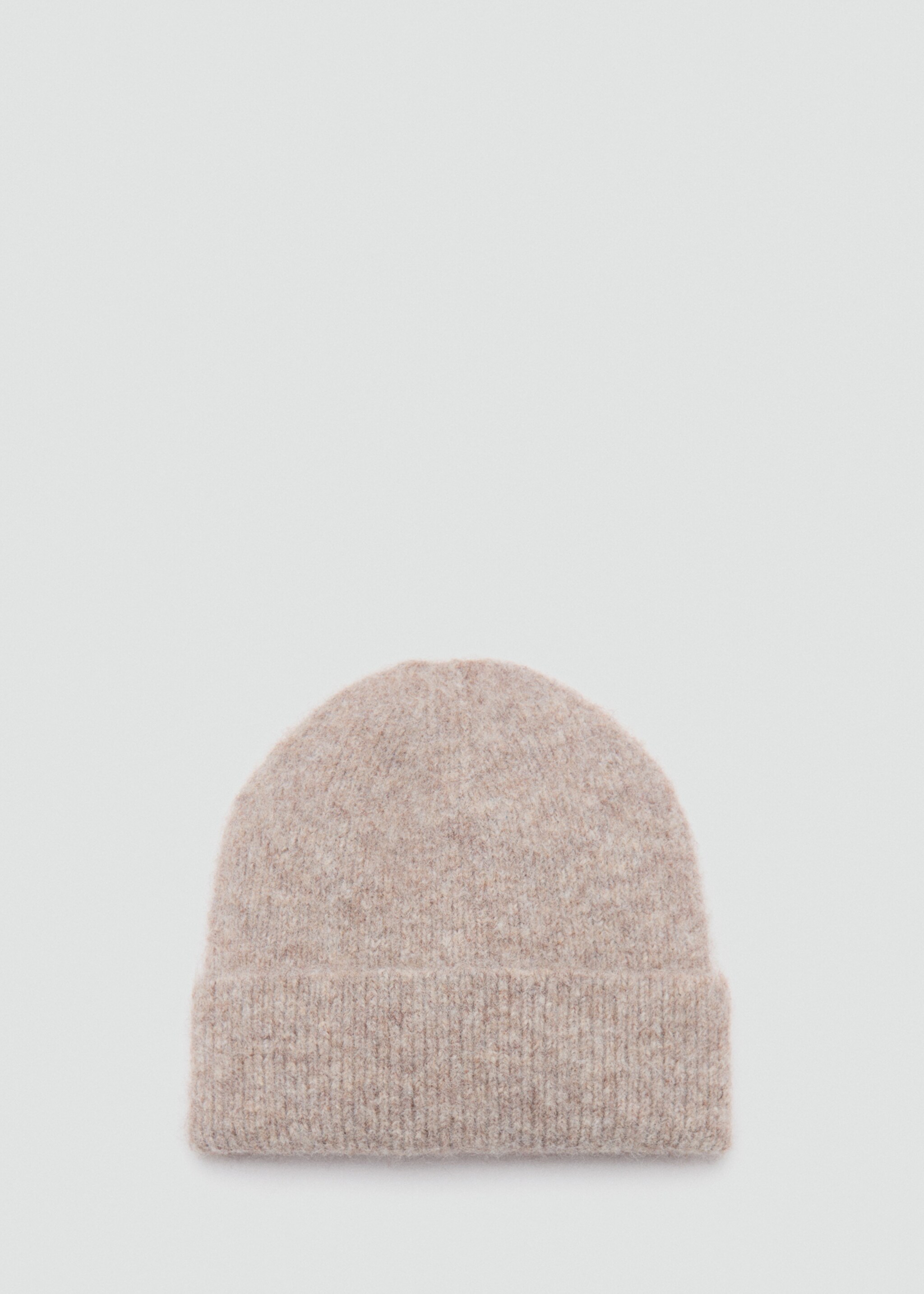 Gorro punto - Artículo sin modelo, Marrón medio. Ref: 77057649-00.