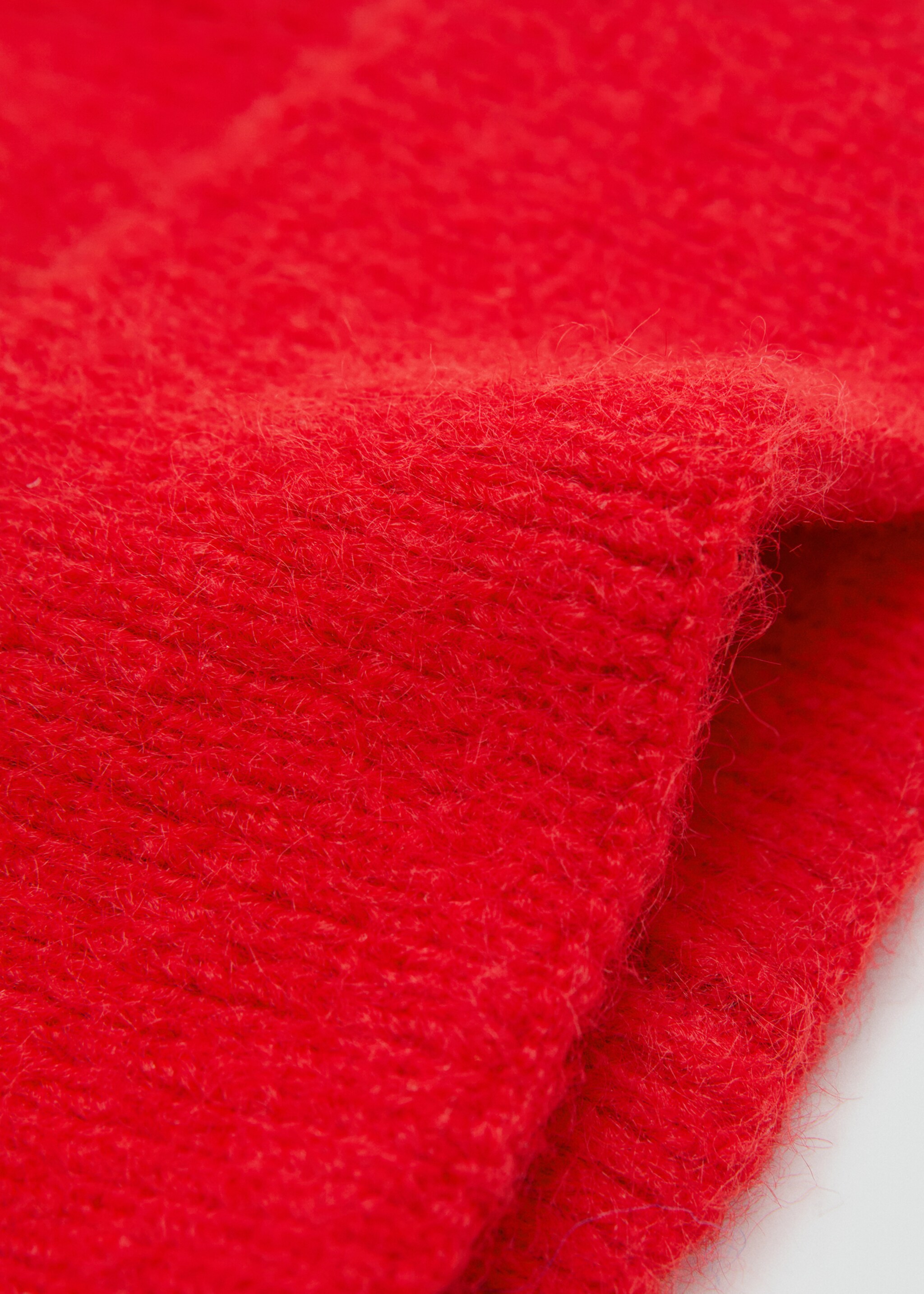 Pletená čepice - Náhled ve středové rovině, Červená. Ref: 77057649-00.