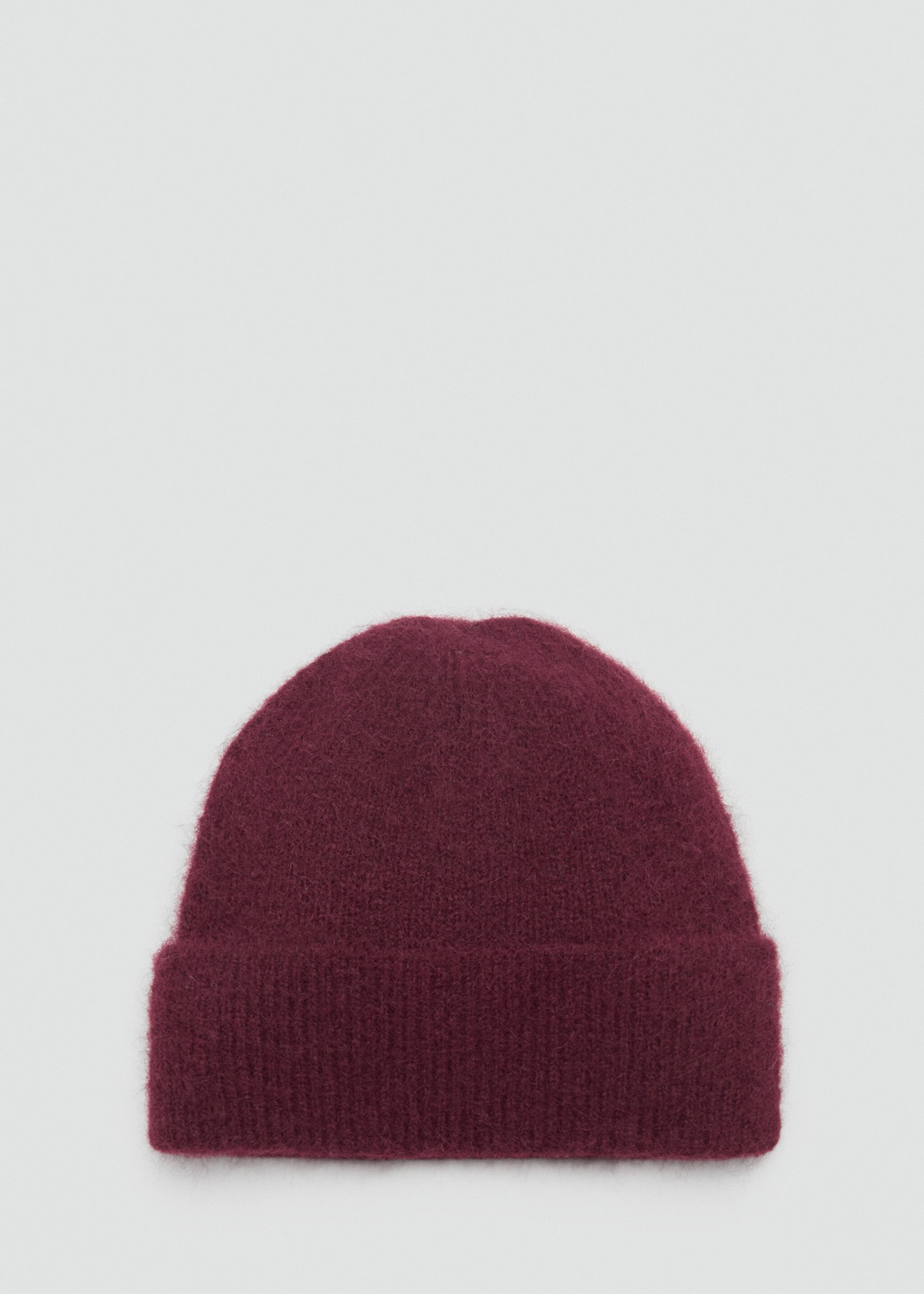 Gorro punto - Artículo sin modelo, Burdeos. Ref: 77057649-00.