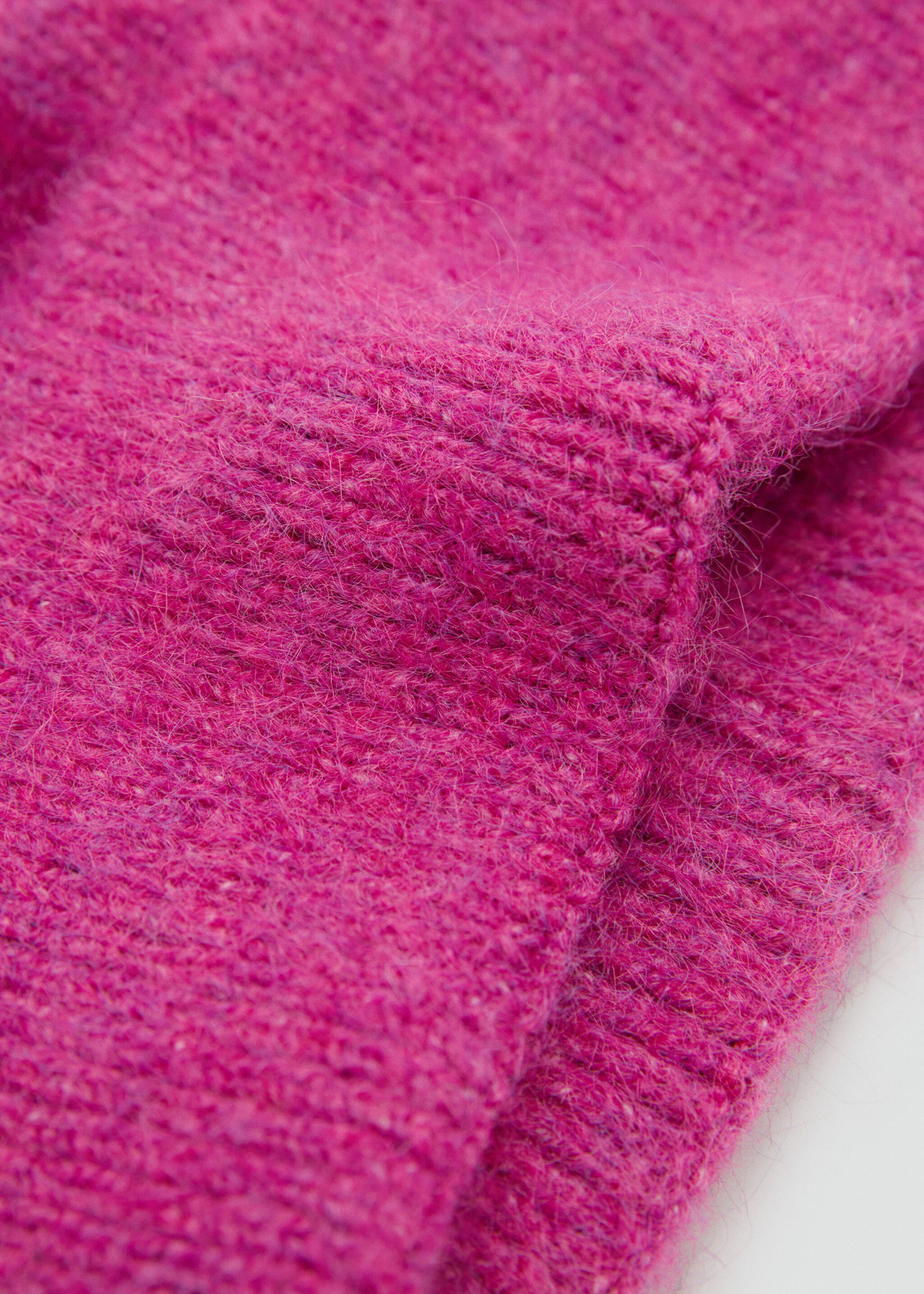 Gorro punto - Plano medio, Rosa. Ref: 77057649-00.